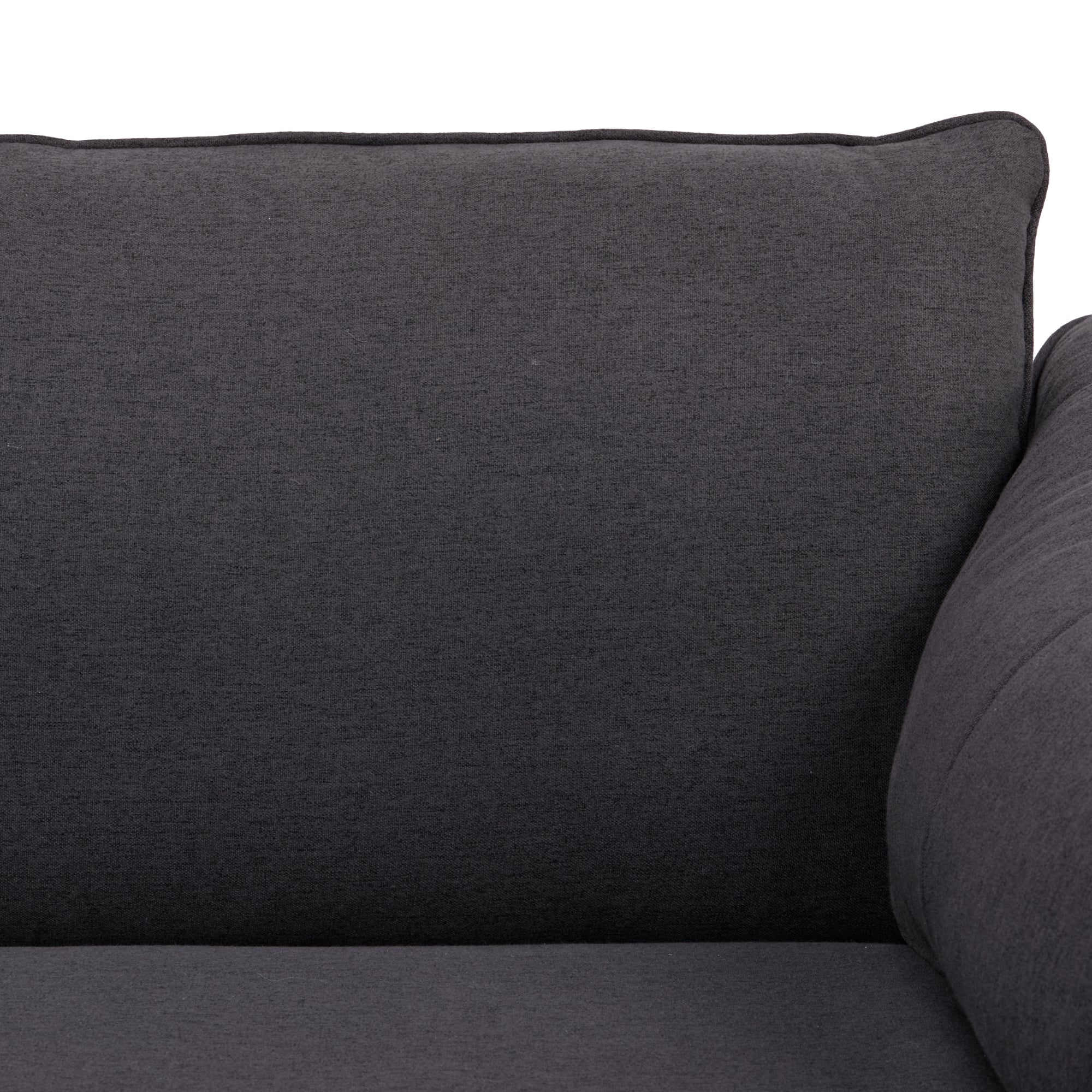 Channel 3 Seater Fabric Sofa - Image 23