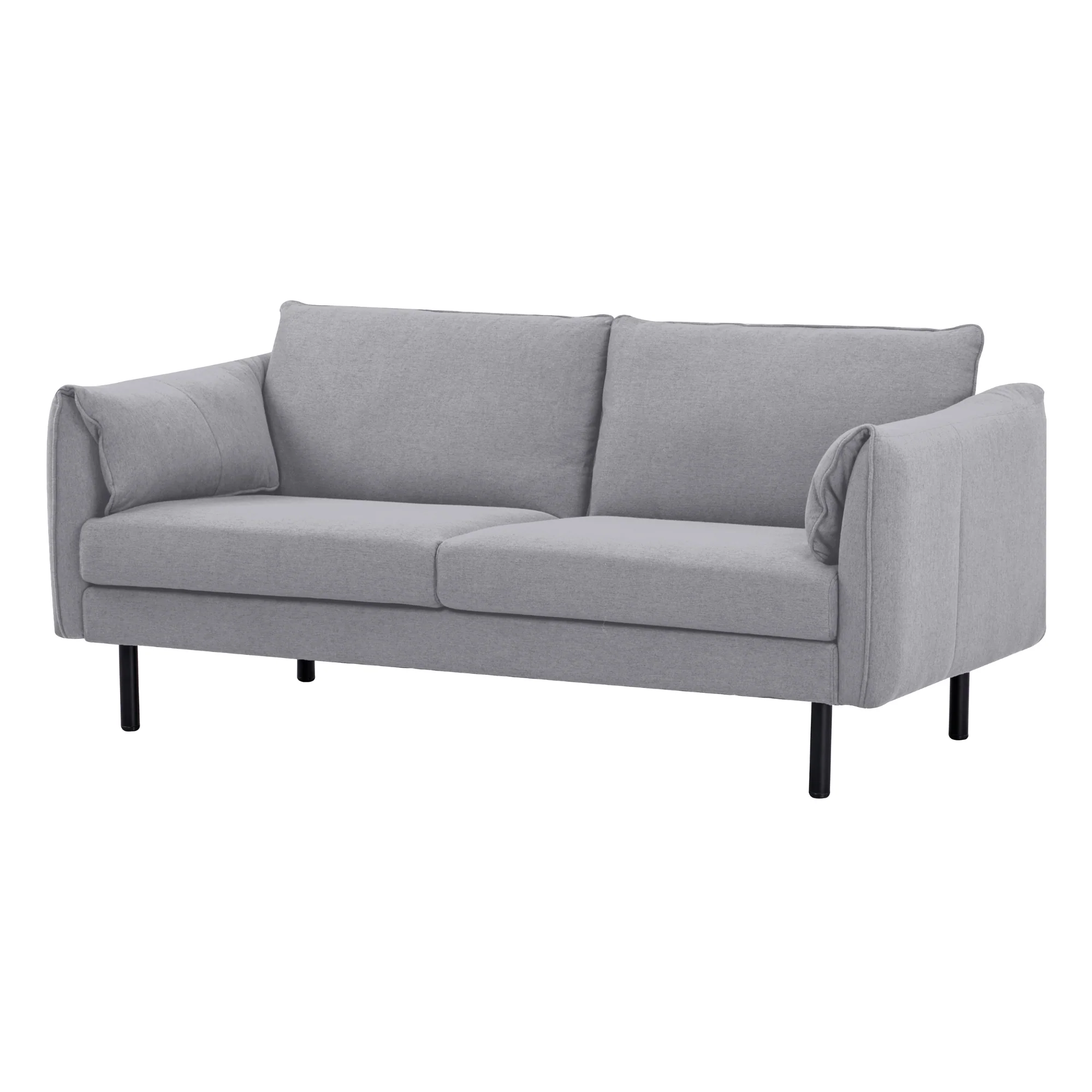 Channel 3 Seater Fabric Sofa - Image 4