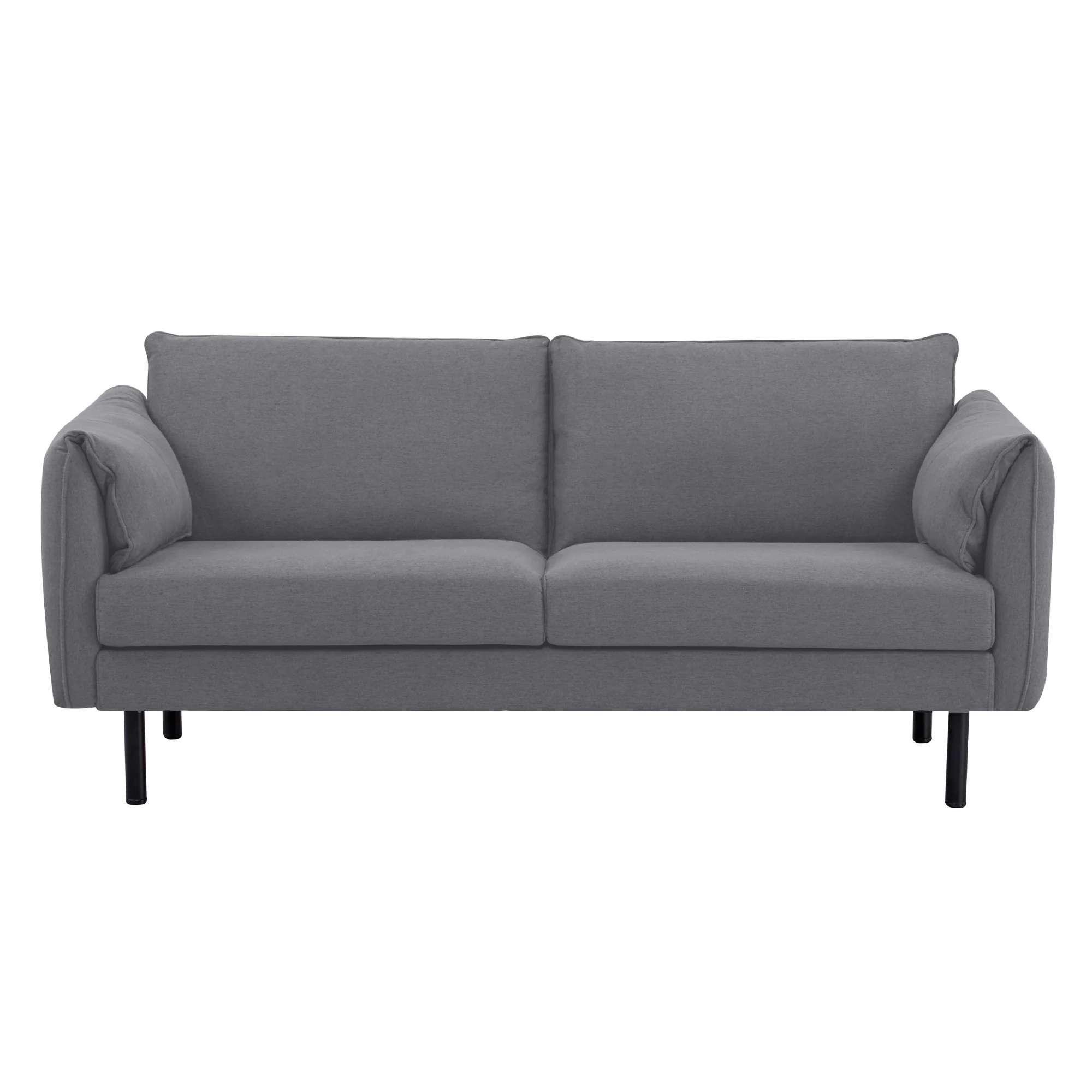 Channel 3 Seater Fabric Sofa - Image 9