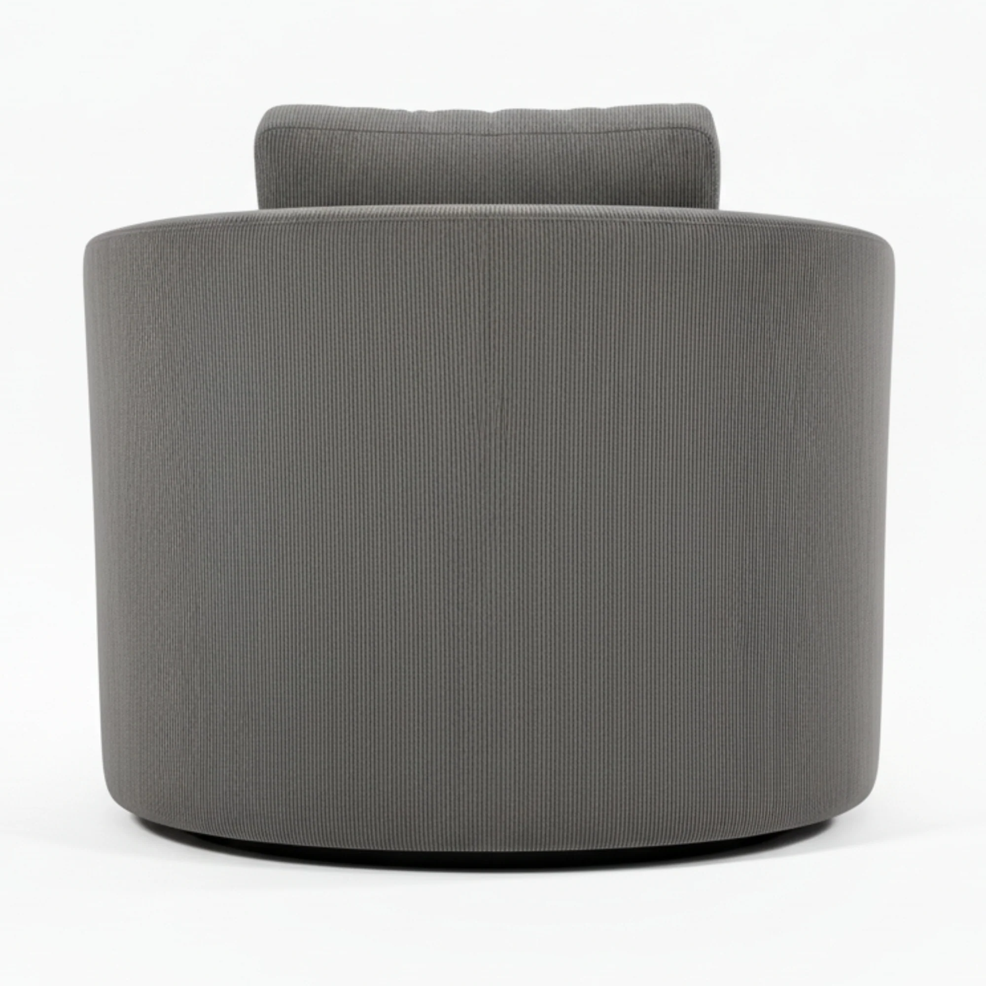 Charlie Swivel Rotating Arm Chair Occasional Accent Grey - Image 6
