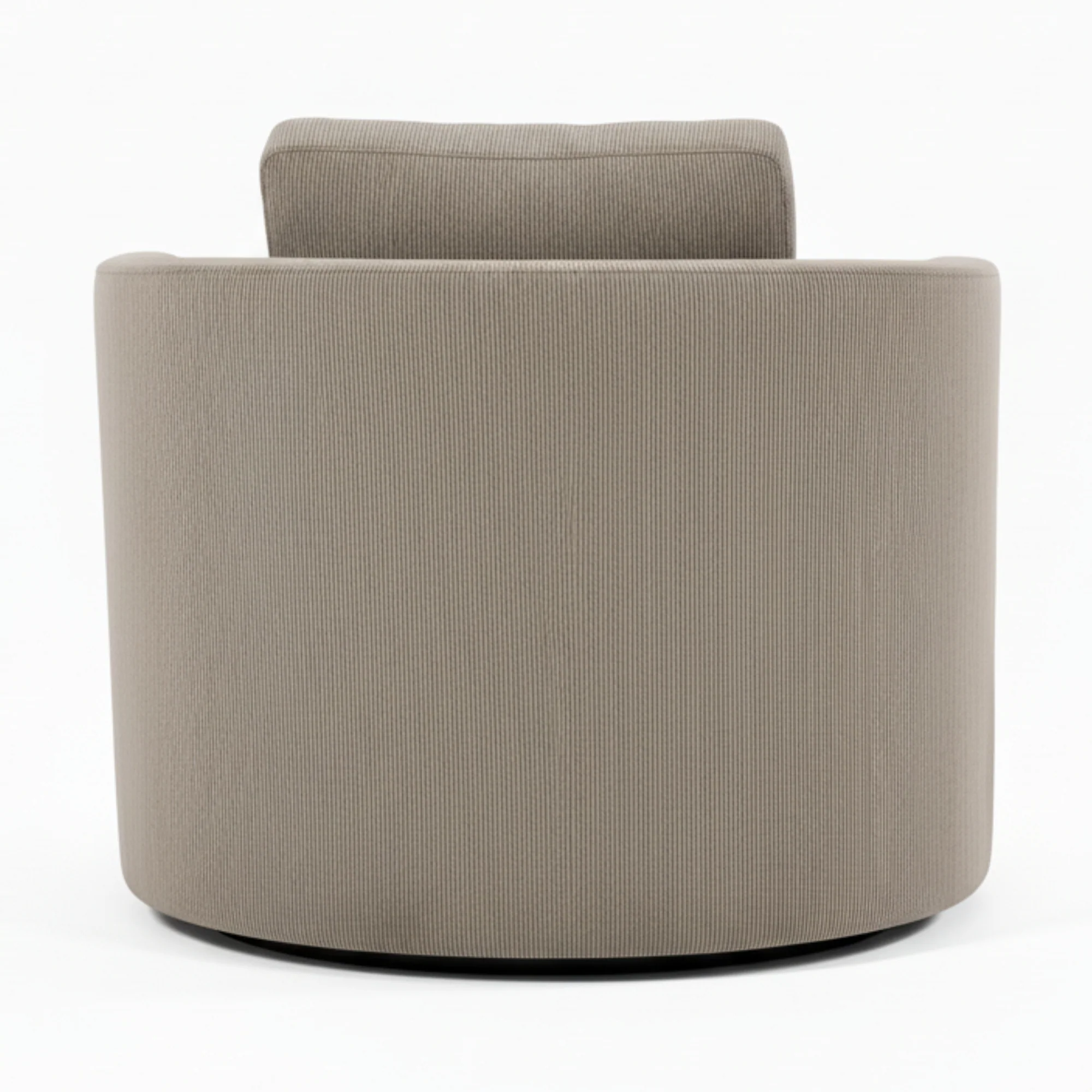 Charlie Swivel Rotating Arm Chair Occasional Accent Oat Grey - Image 6