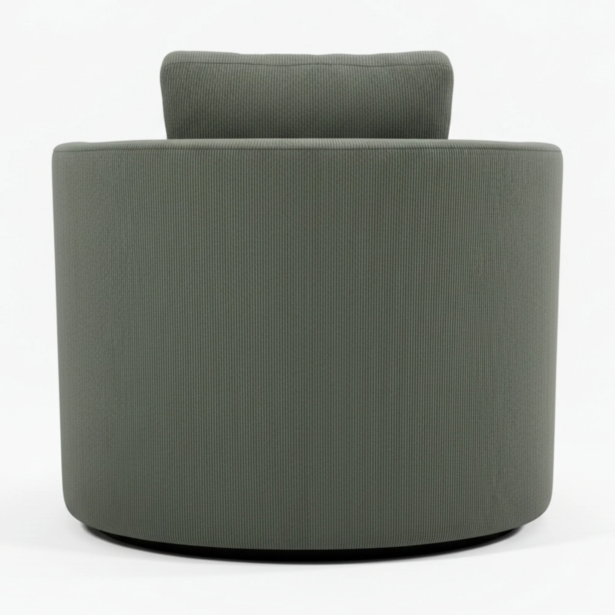 Charlie Swivel Rotating Arm Chair Occasional Accent Olive Green - Image 6