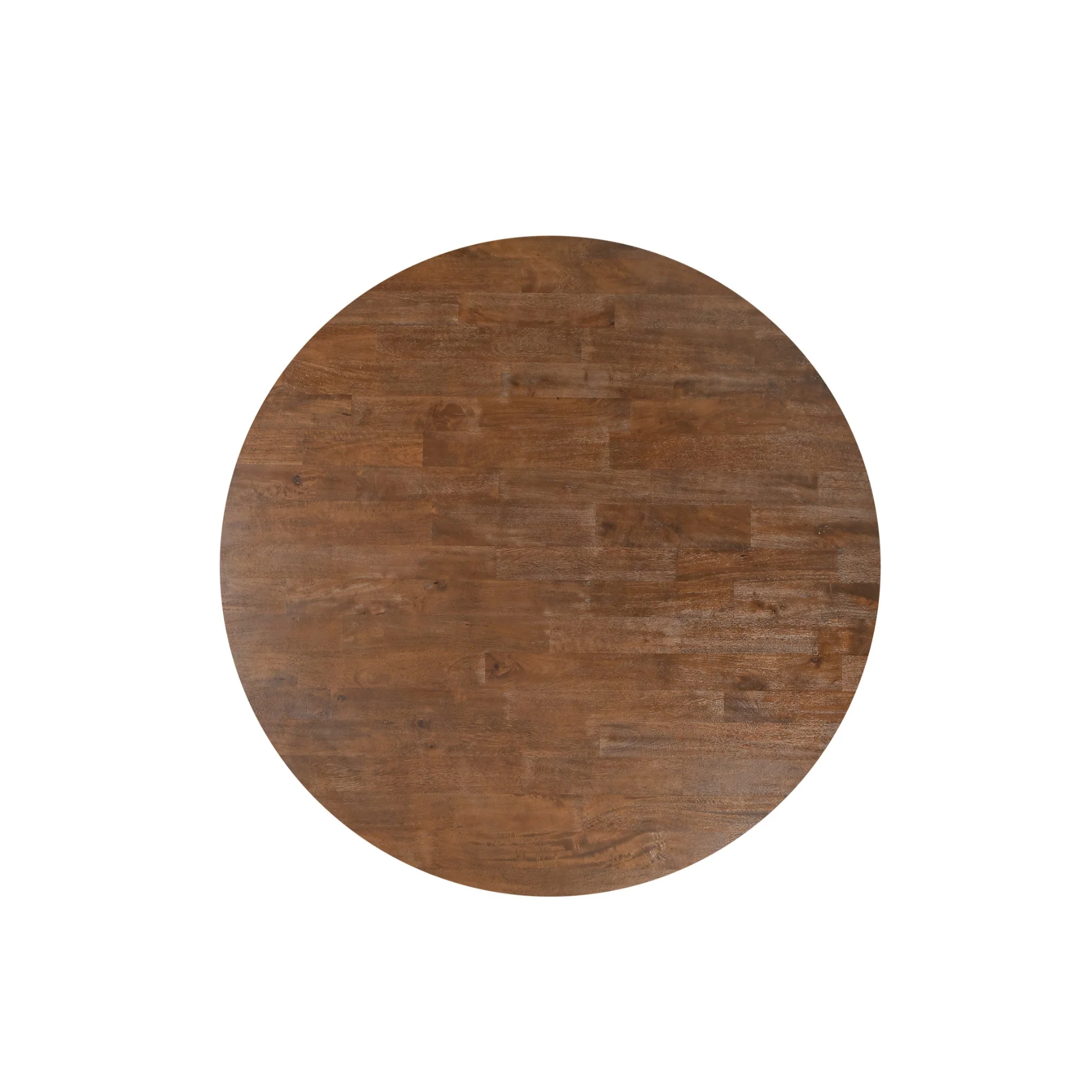 Chatteris 160cm Solid Timber Round Dining Table Brown - Image 4