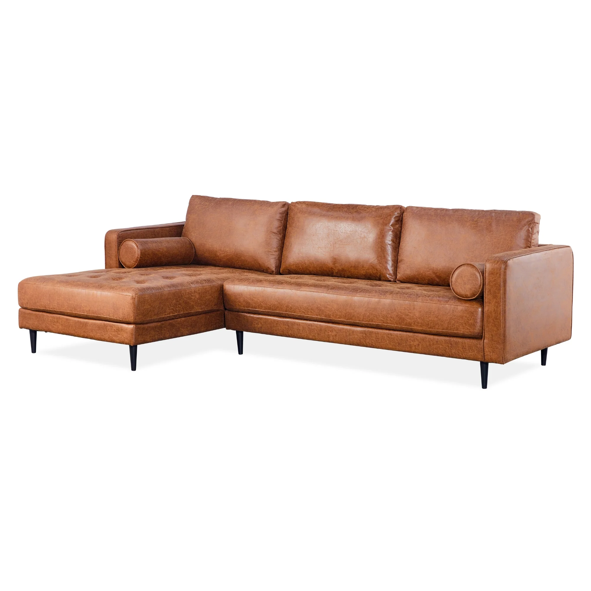 Chelsea 2 Seater Fabric Chaise Sofa - Image 3
