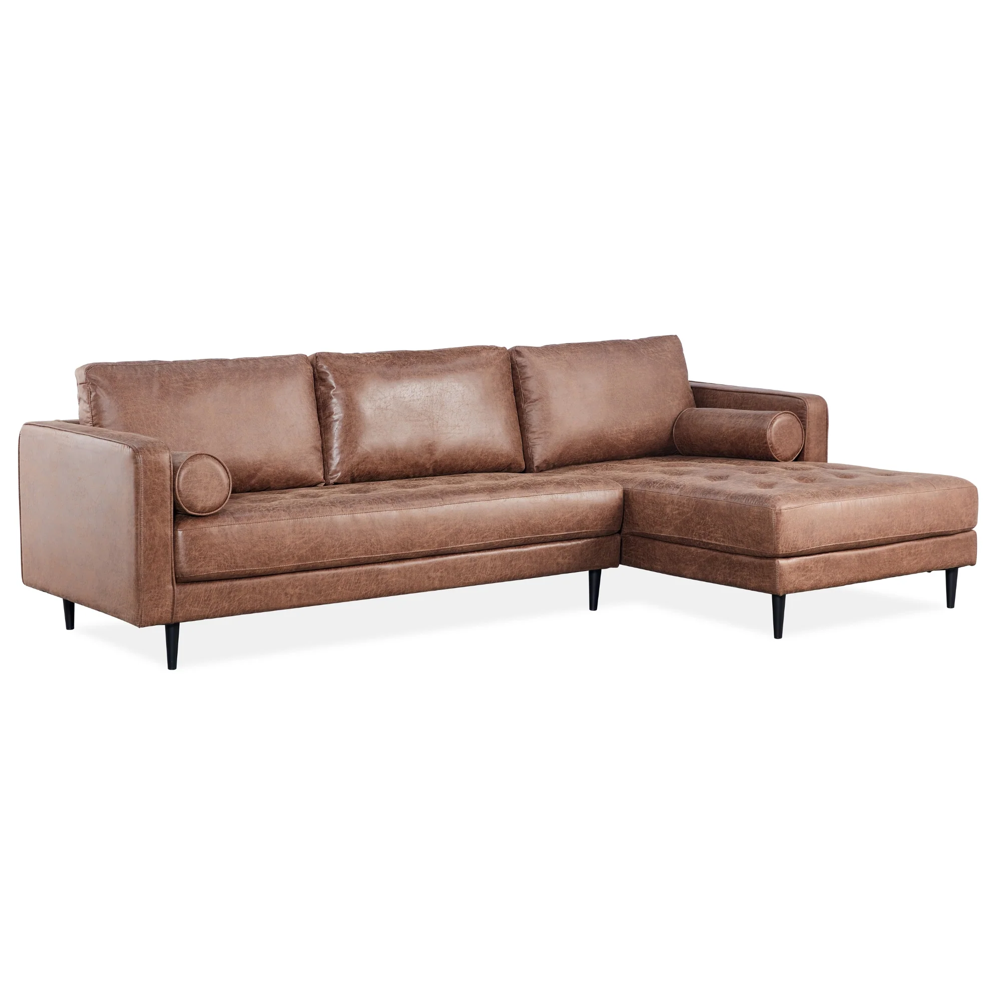 Chelsea 2 Seater Fabric Chaise Sofa - Image 5