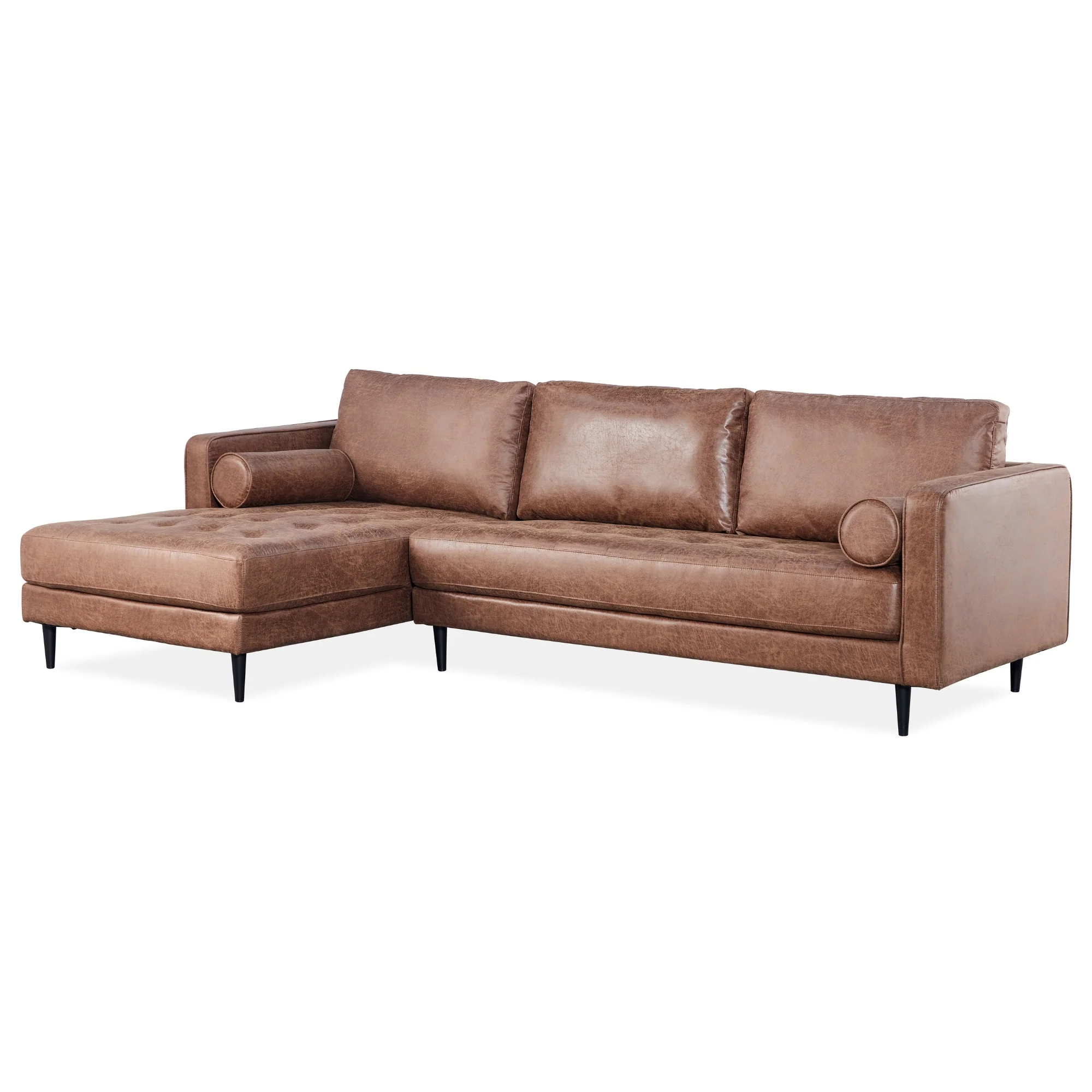 Chelsea 2 Seater Fabric Chaise Sofa - Image 7