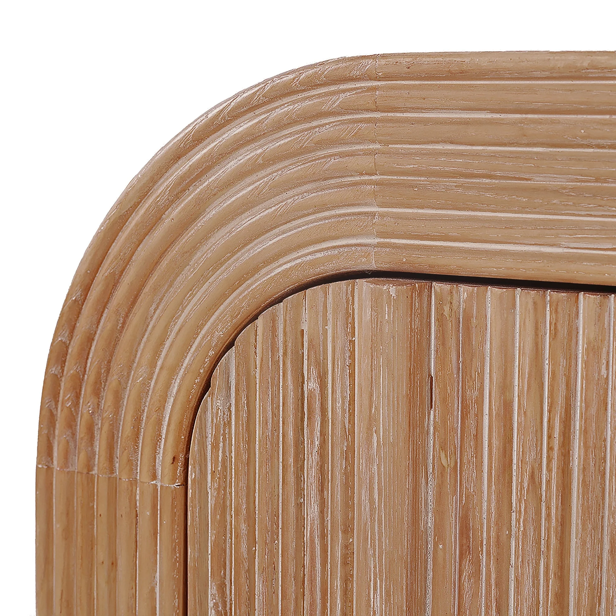 Chloe Channel Bedside Table Natural Oak - Image 3