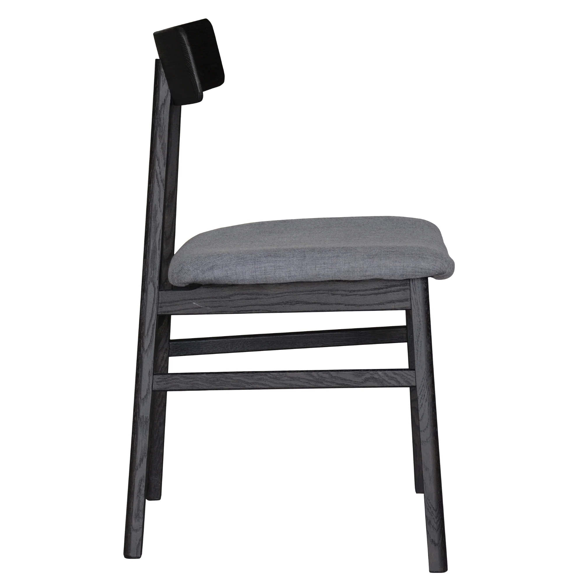 Claire 2pc Set Dining Chair with Fabric Seat - Image 4