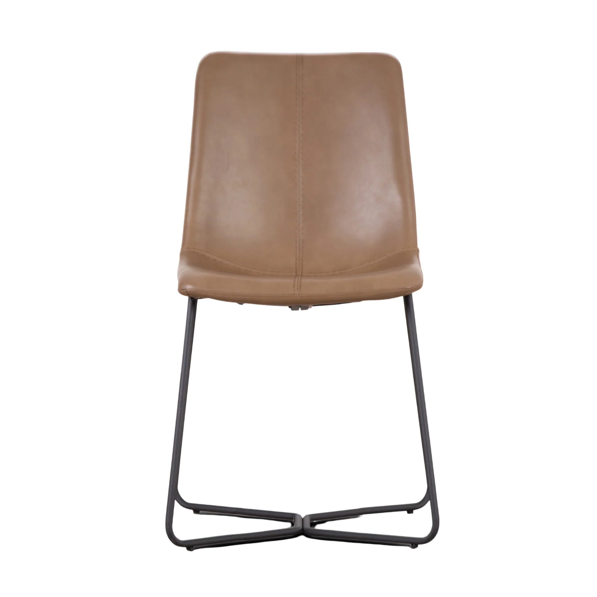 Cornwall 2pc PU Dining Chair Brown - Image 4