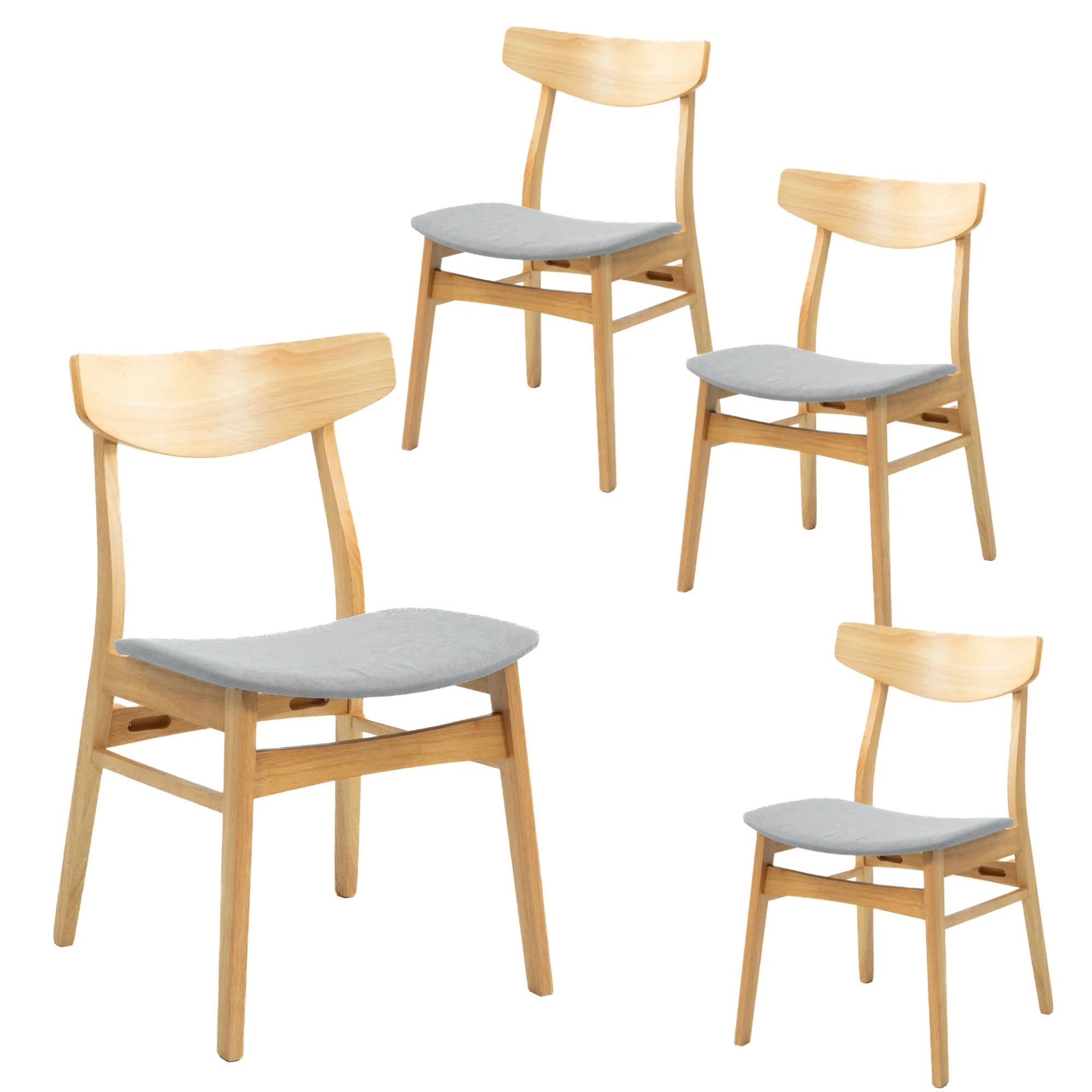 Cusco 5pc 100cm Round Dining Table Chair Set - Image 7