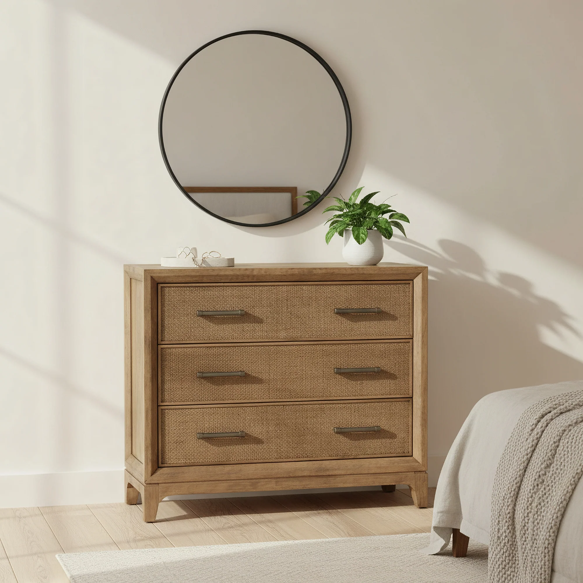 Eryn Lowboy 3 Drawer Natural - Image 5