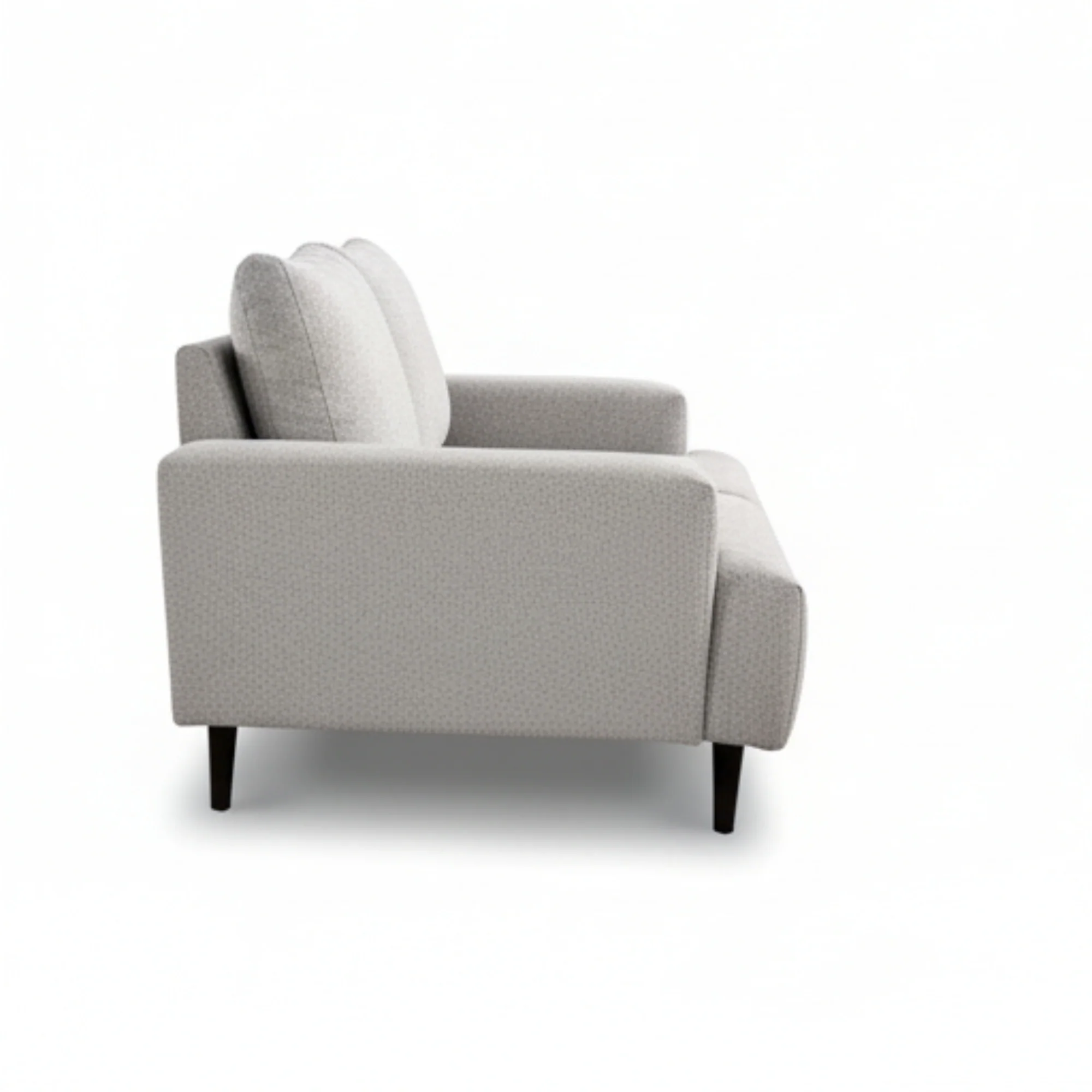 Dane Tribute 2 Seater Fabric Sofa Silver Grey - Image 4