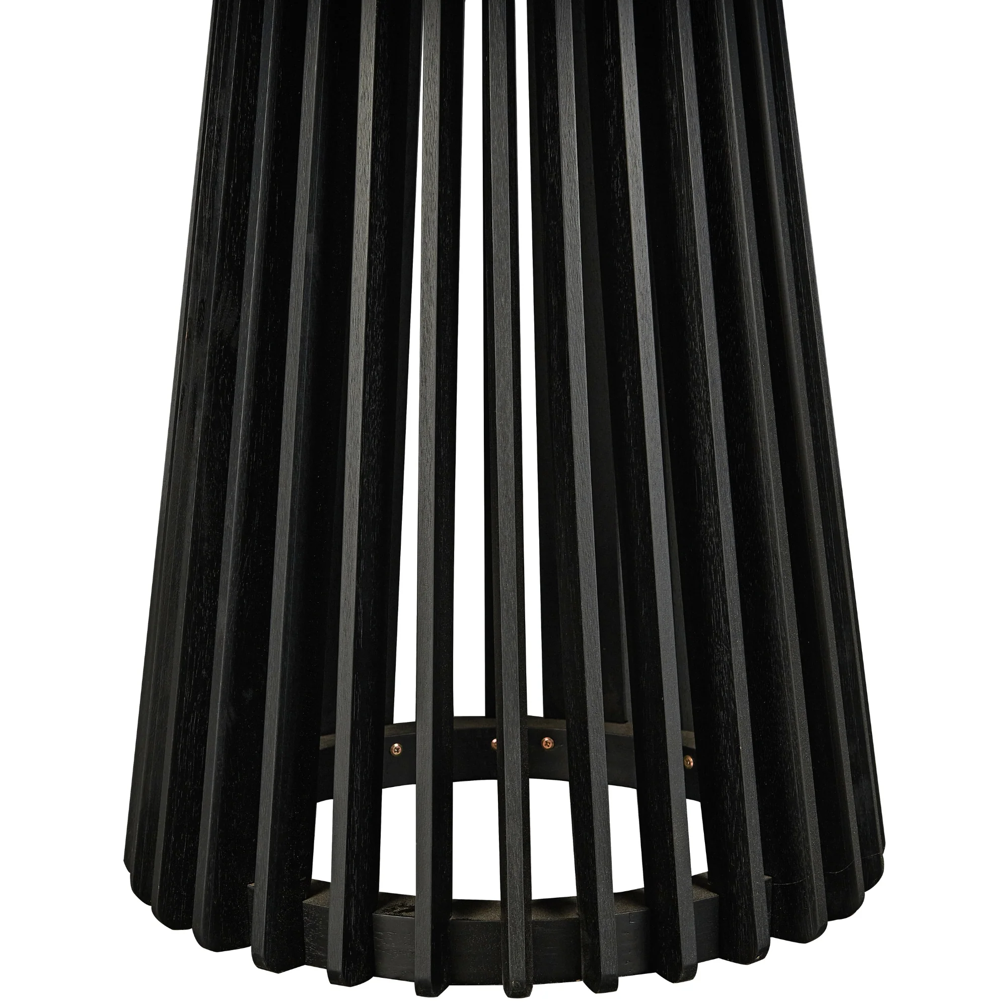 Dayton Torento 120cm Round Dining Table Black - Image 4