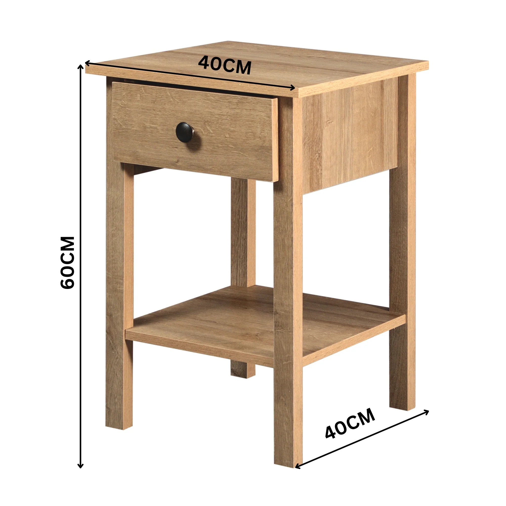 Declan Bedside Table Riviera Oak - Image 3