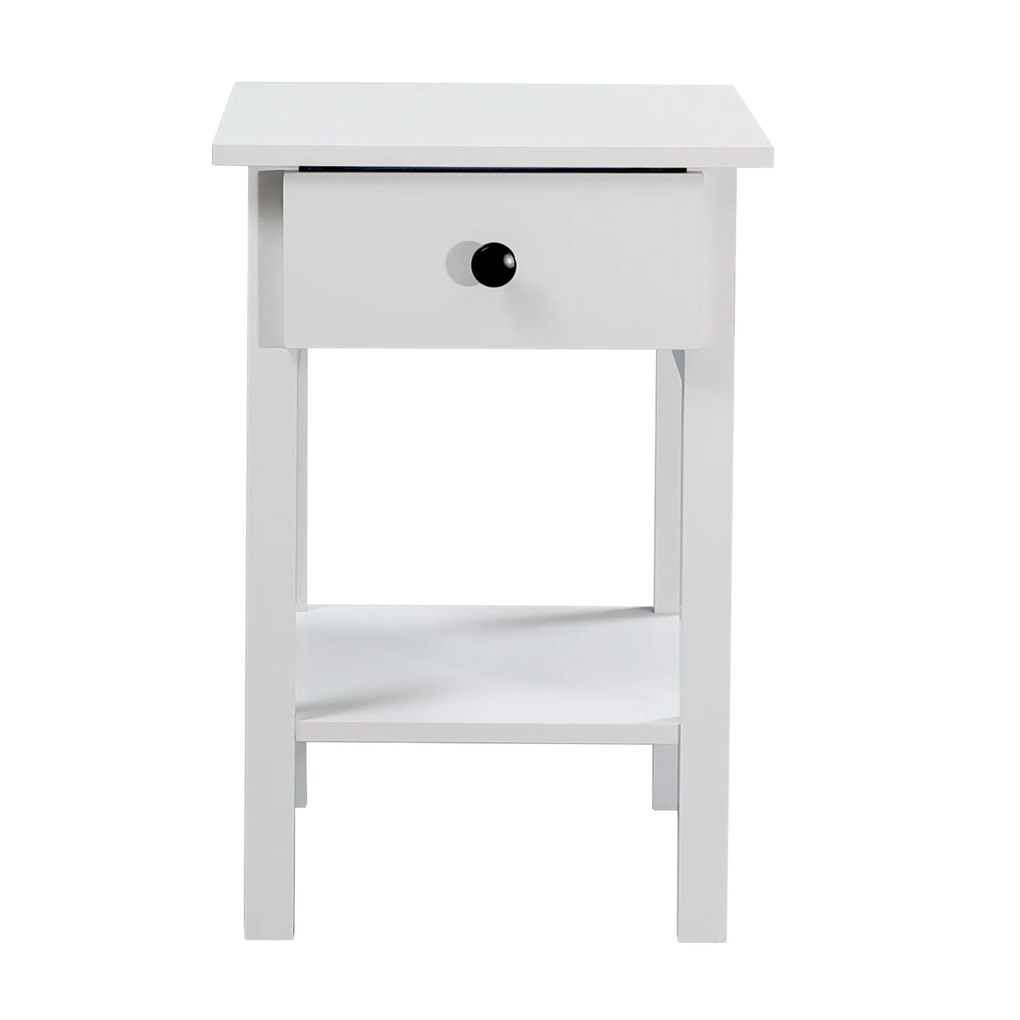 Declan Bedside Table White - Image 3