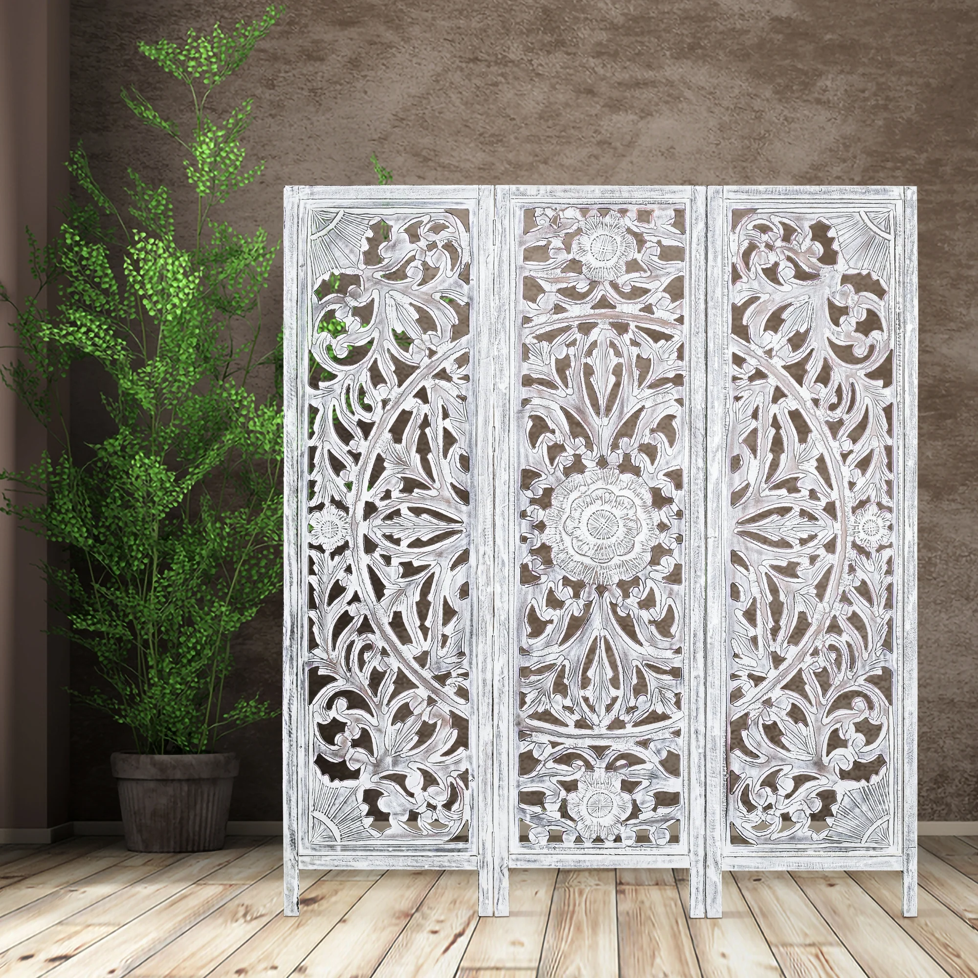 Diego Room Screen Divider White - Image 3
