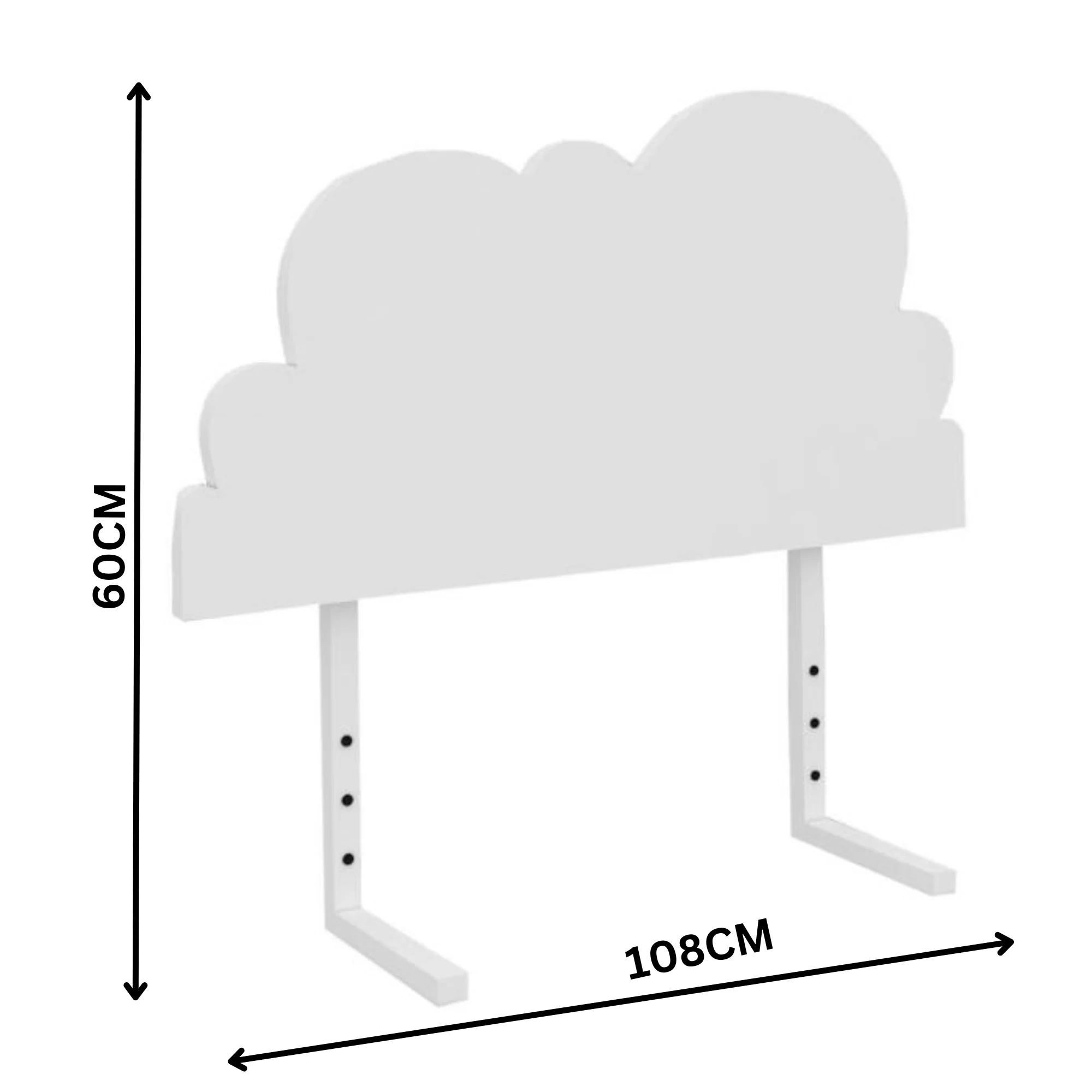 Disney Cloud Headboard Bedhead White - Image 2