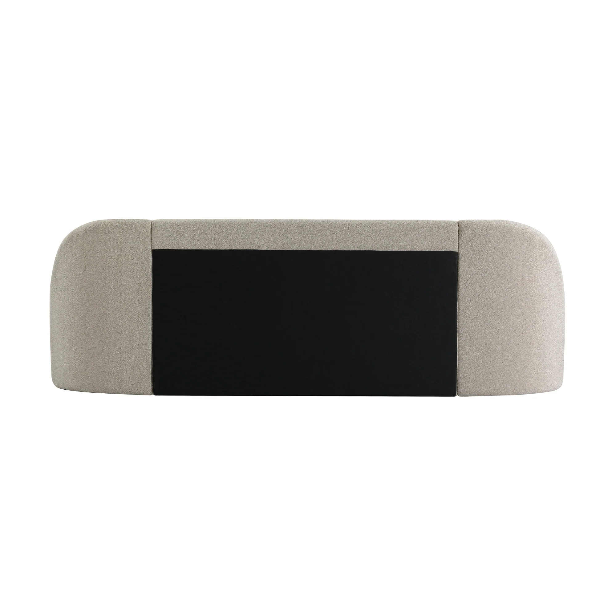 Divan Queen Bed Natural Boucle - Image 3