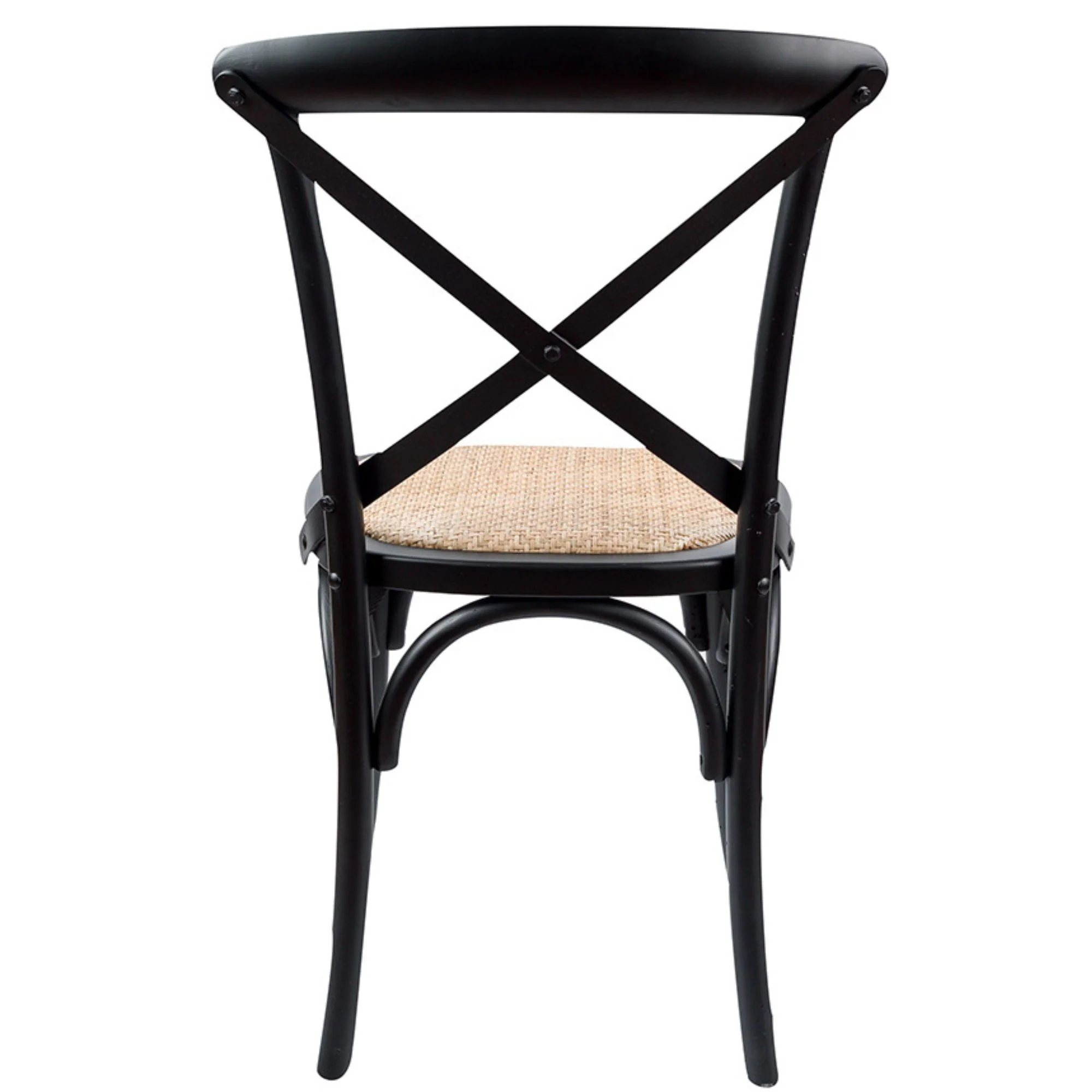 Dori 7pc Dining Table Set 6 Cross Back Chair Natural - Image 8