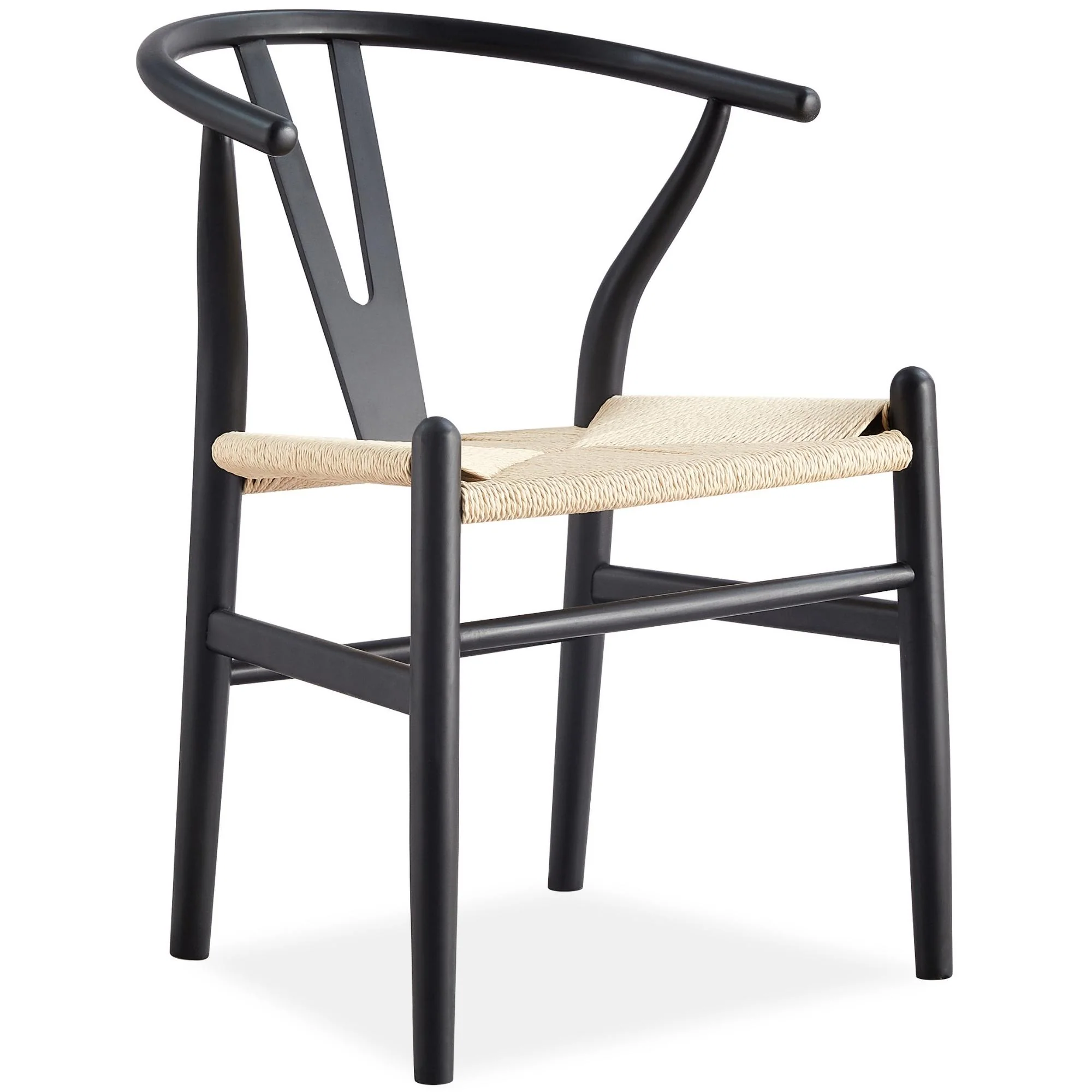 Dori 7pc Dining Table Set 7 Wishbone Chair Natural - Image 6