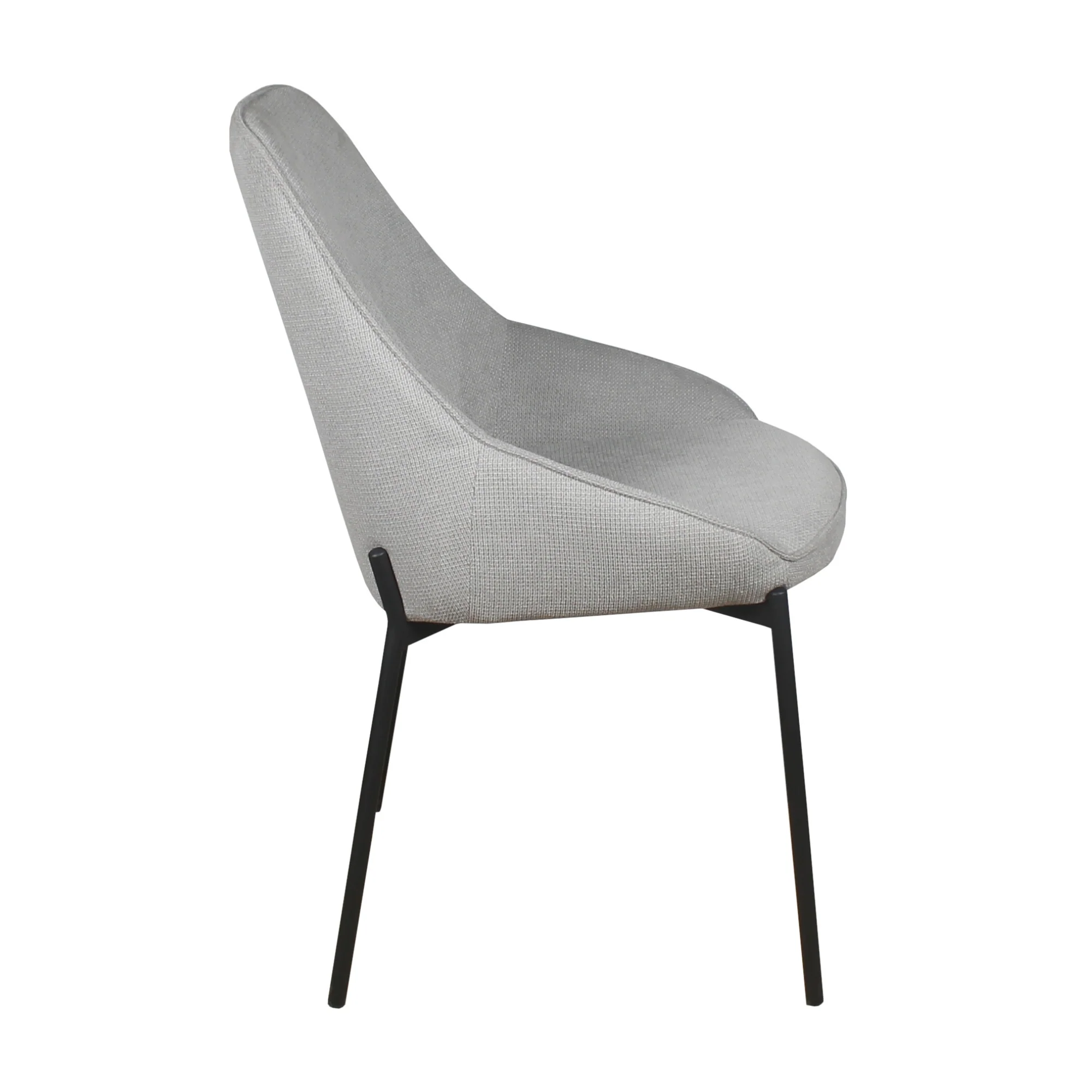 Dorris 2pc Set Dining Chair Light Grey - Image 5