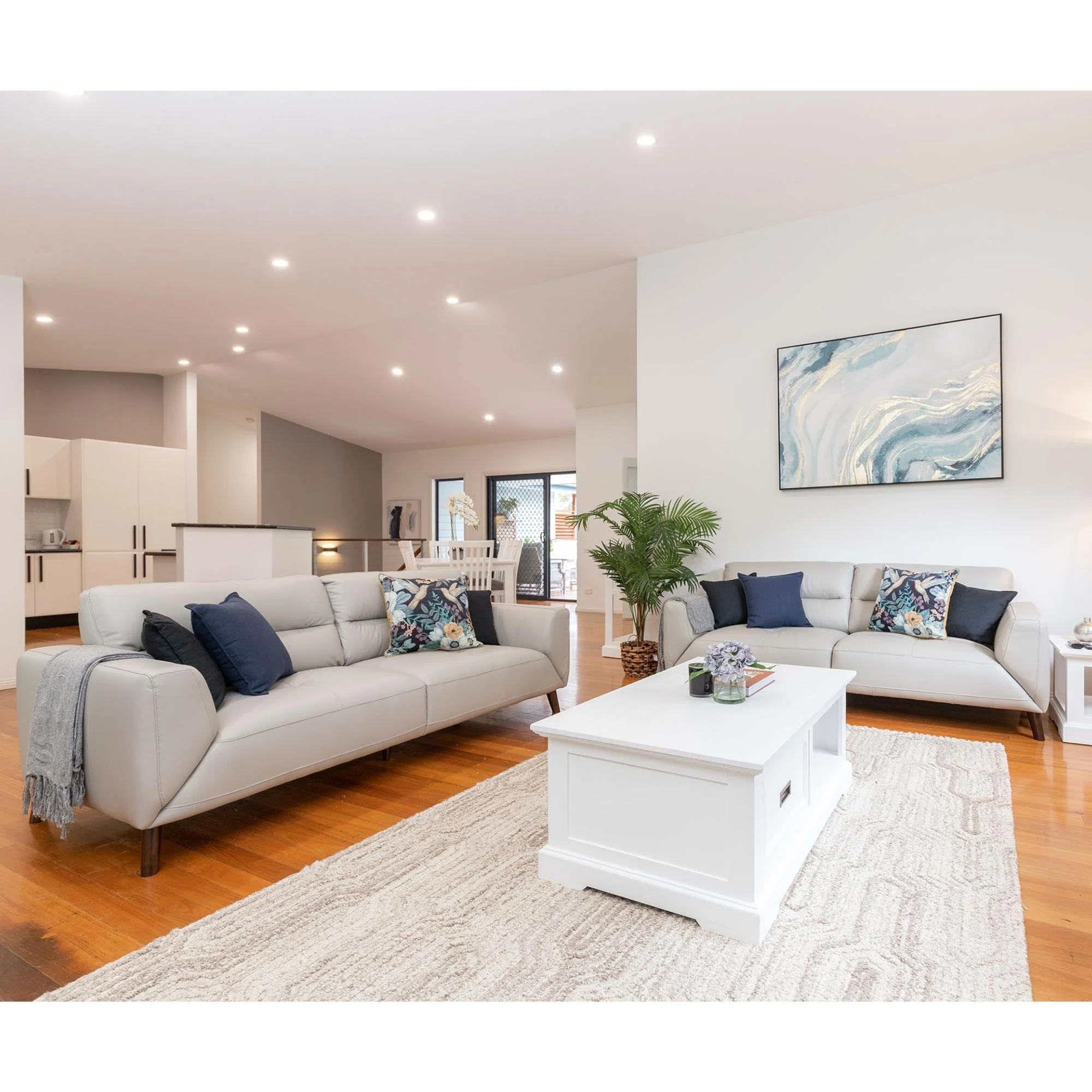 Downy Leather Sofa - Image 13