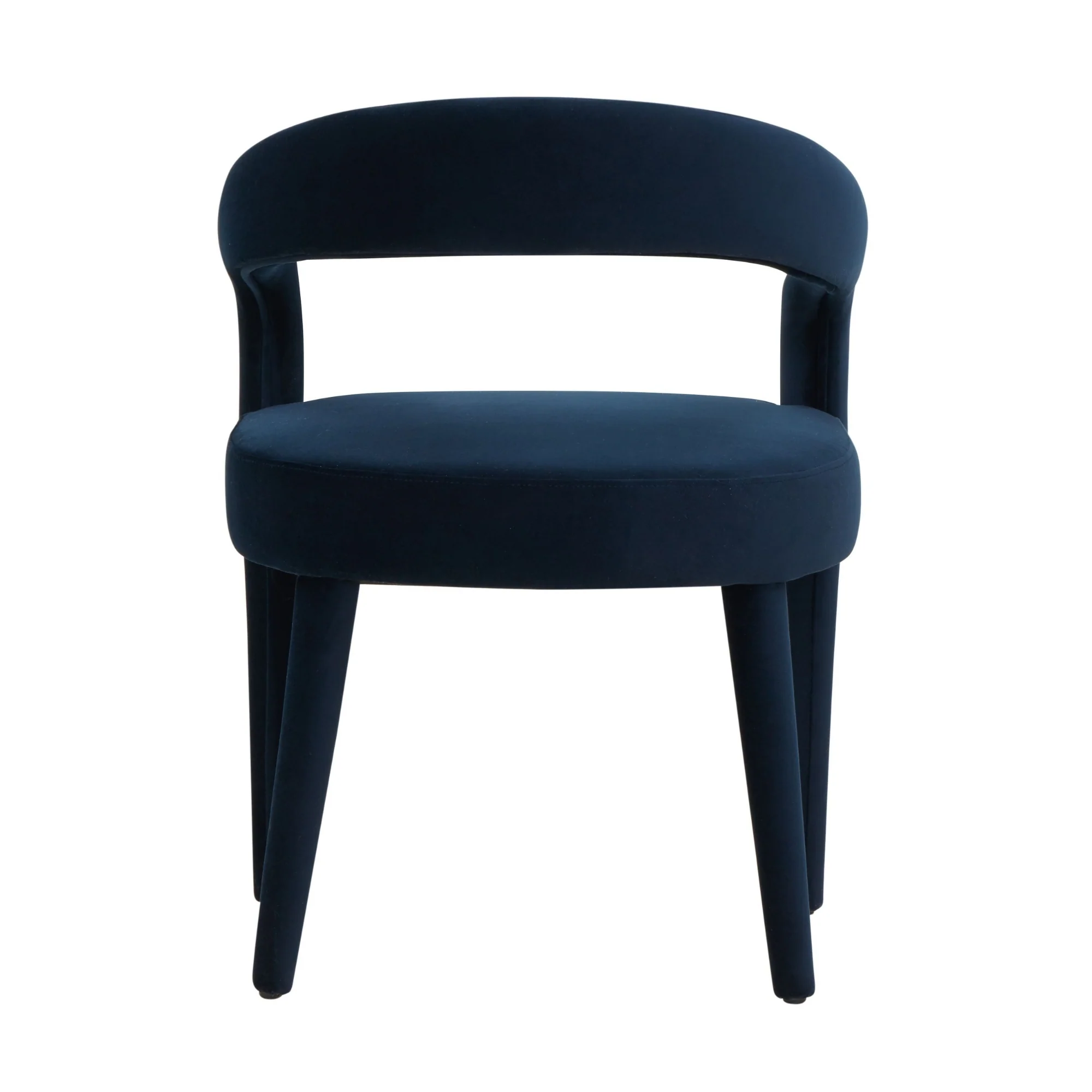 Eisha Velvet Dining Chair Indigo - Image 2