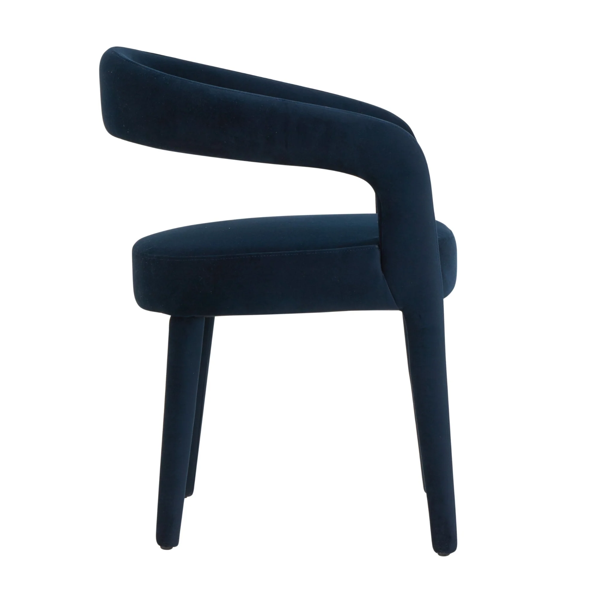 Eisha Velvet Dining Chair Indigo - Image 3
