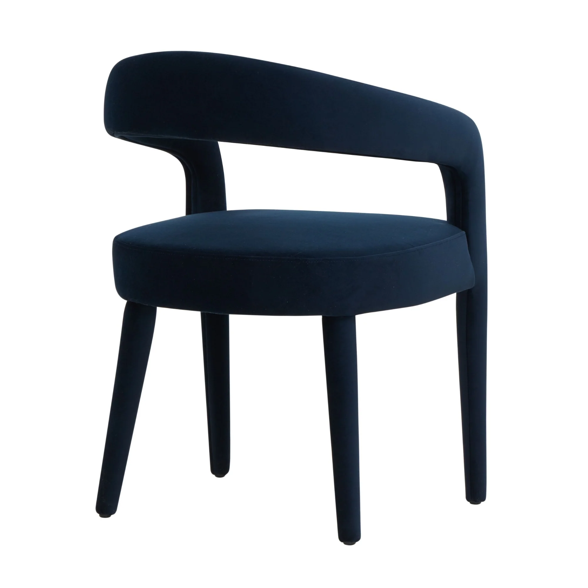Eisha Velvet Dining Chair Indigo - Image 4