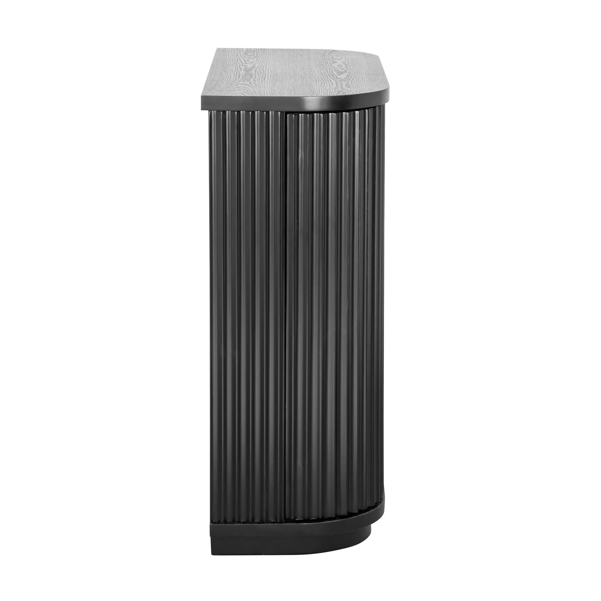 Manna 100cm Timber Storage Cabinet Black - Image 7