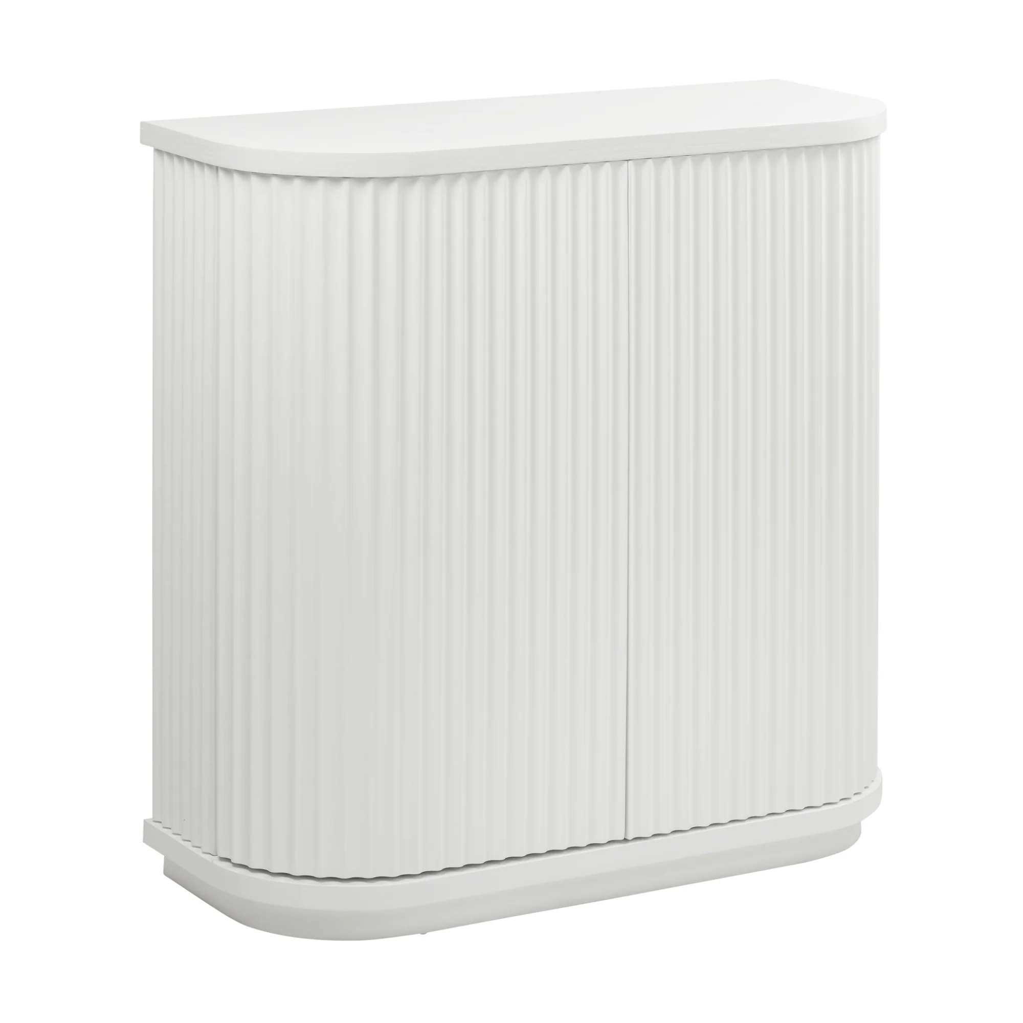 Manna 100cm Timber Storage Cabinet White - Image 3