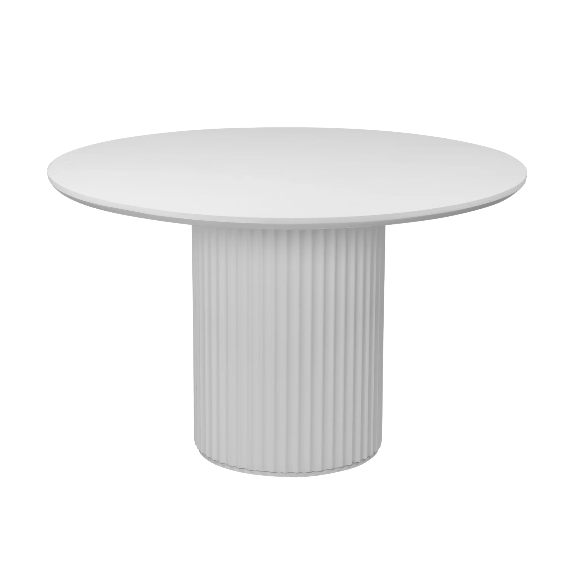 Manna 120m Round Dining Table White - Image 3