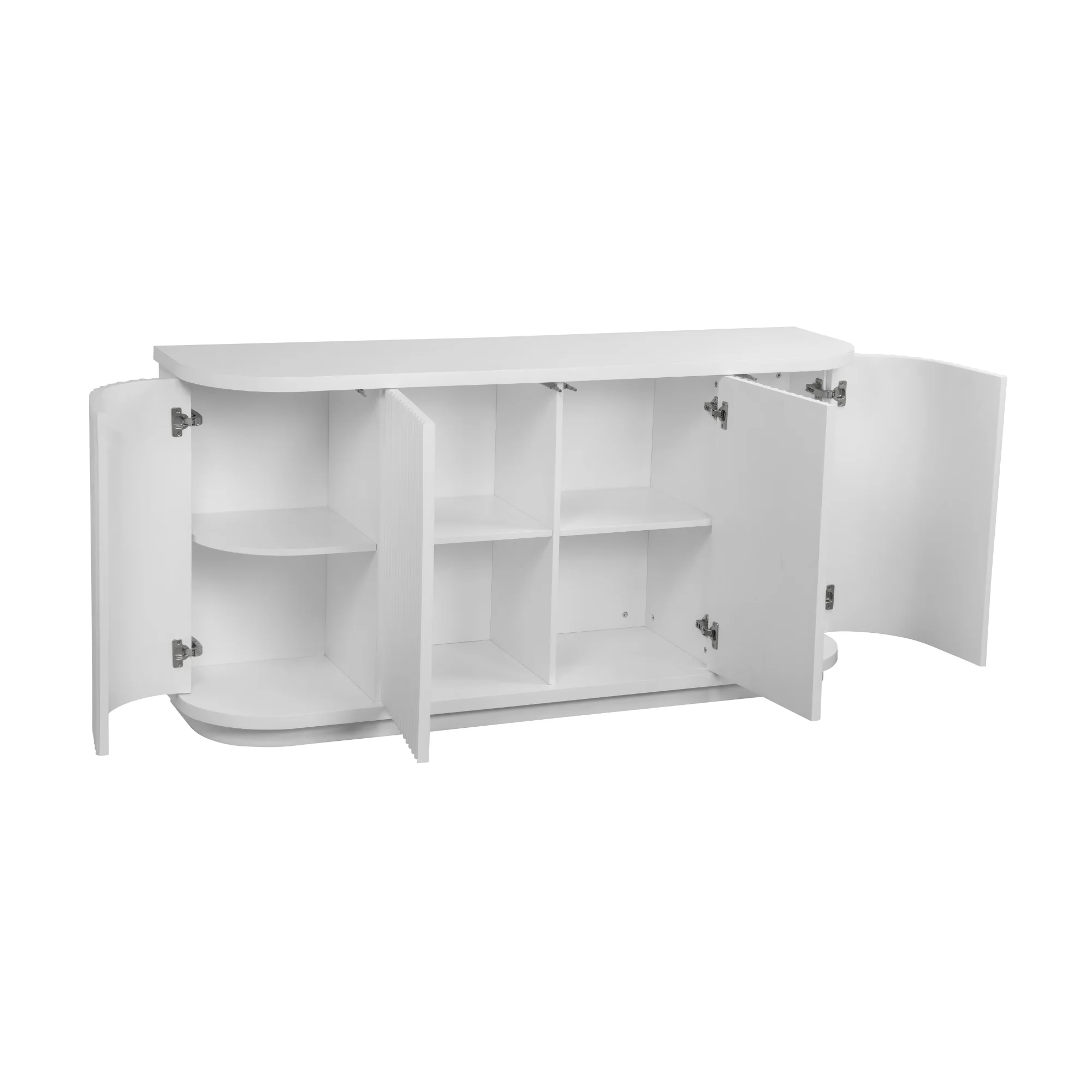 Manna 160cm Venner Top Buffet Storage Cabinet White - Image 6