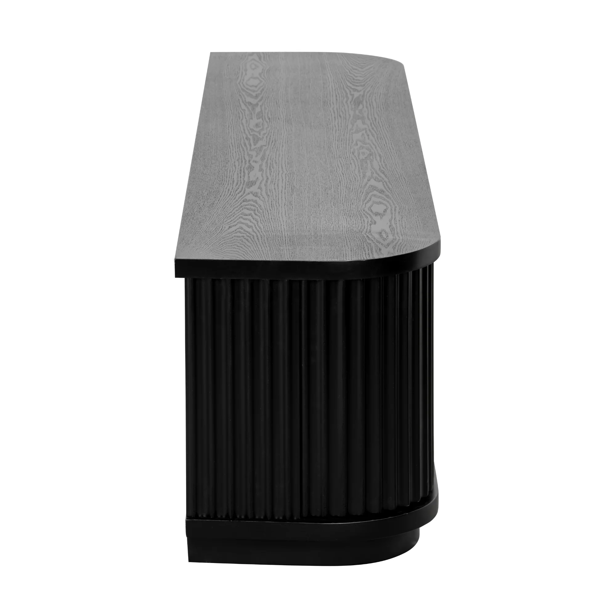Manna 200cm Veneer Top ETU Entertainment TV Unit Black - Image 7