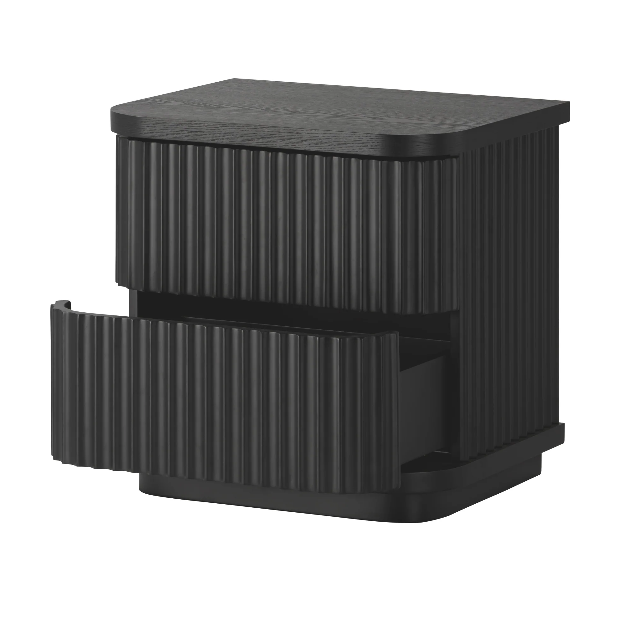 Manna Bedside Table Black - Image 4