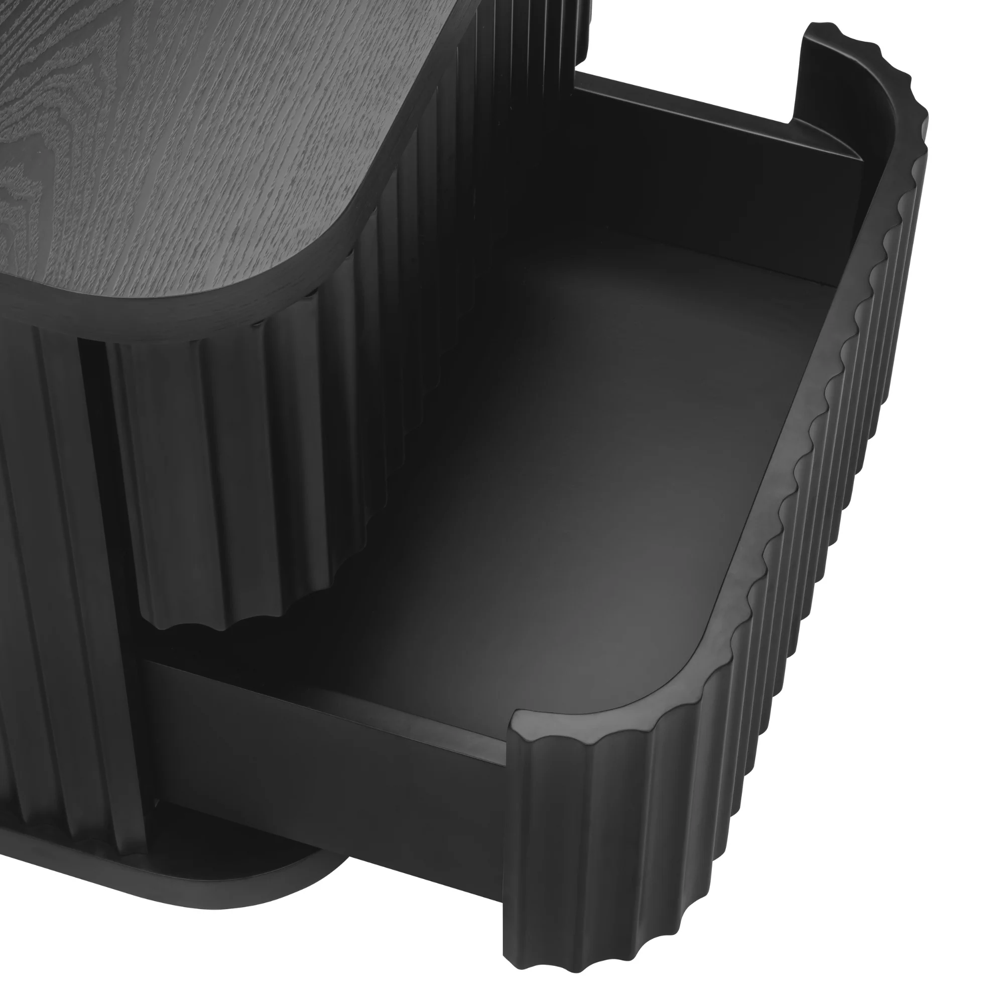 Manna Bedside Table Black - Image 6