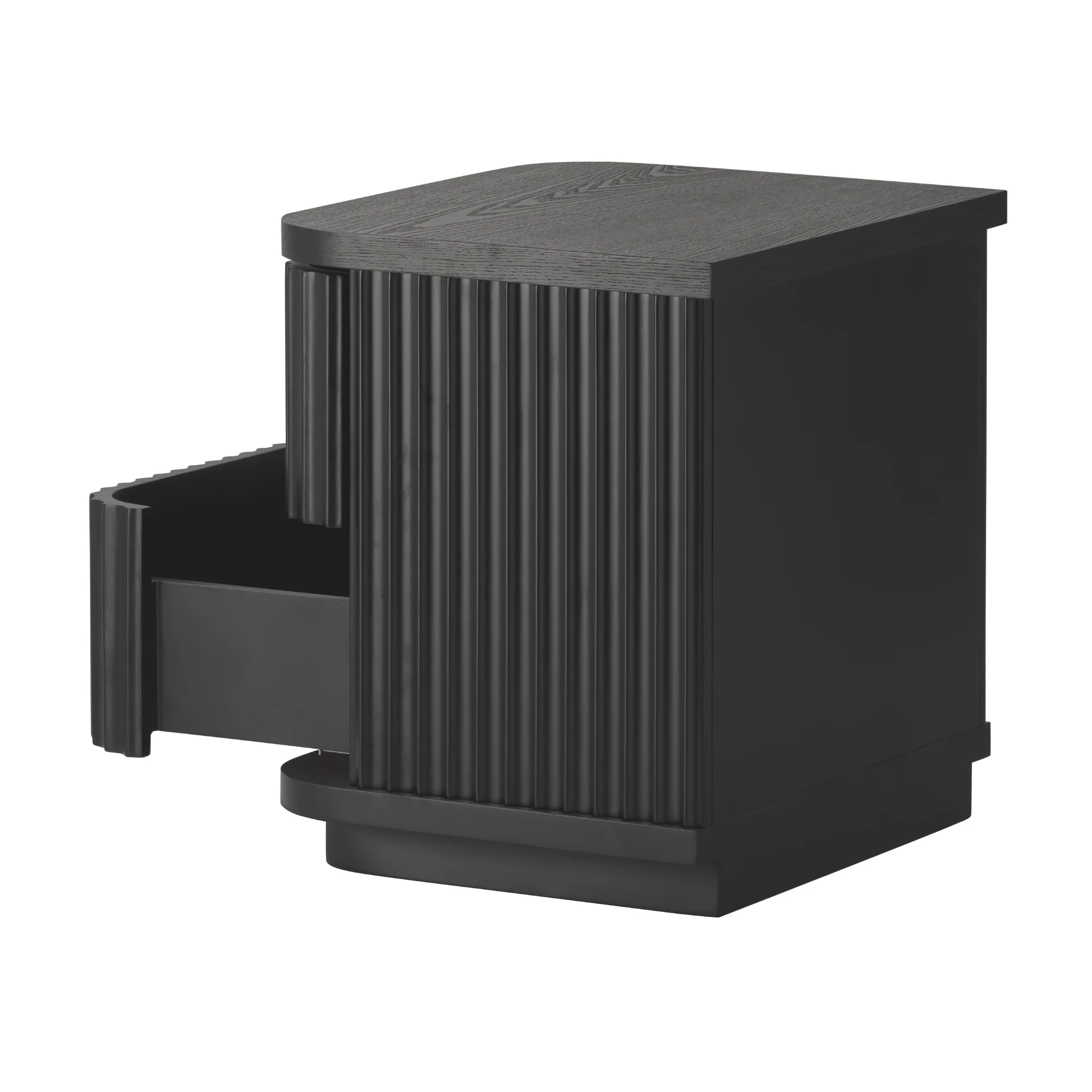 Manna Bedside Table Black - Image 7