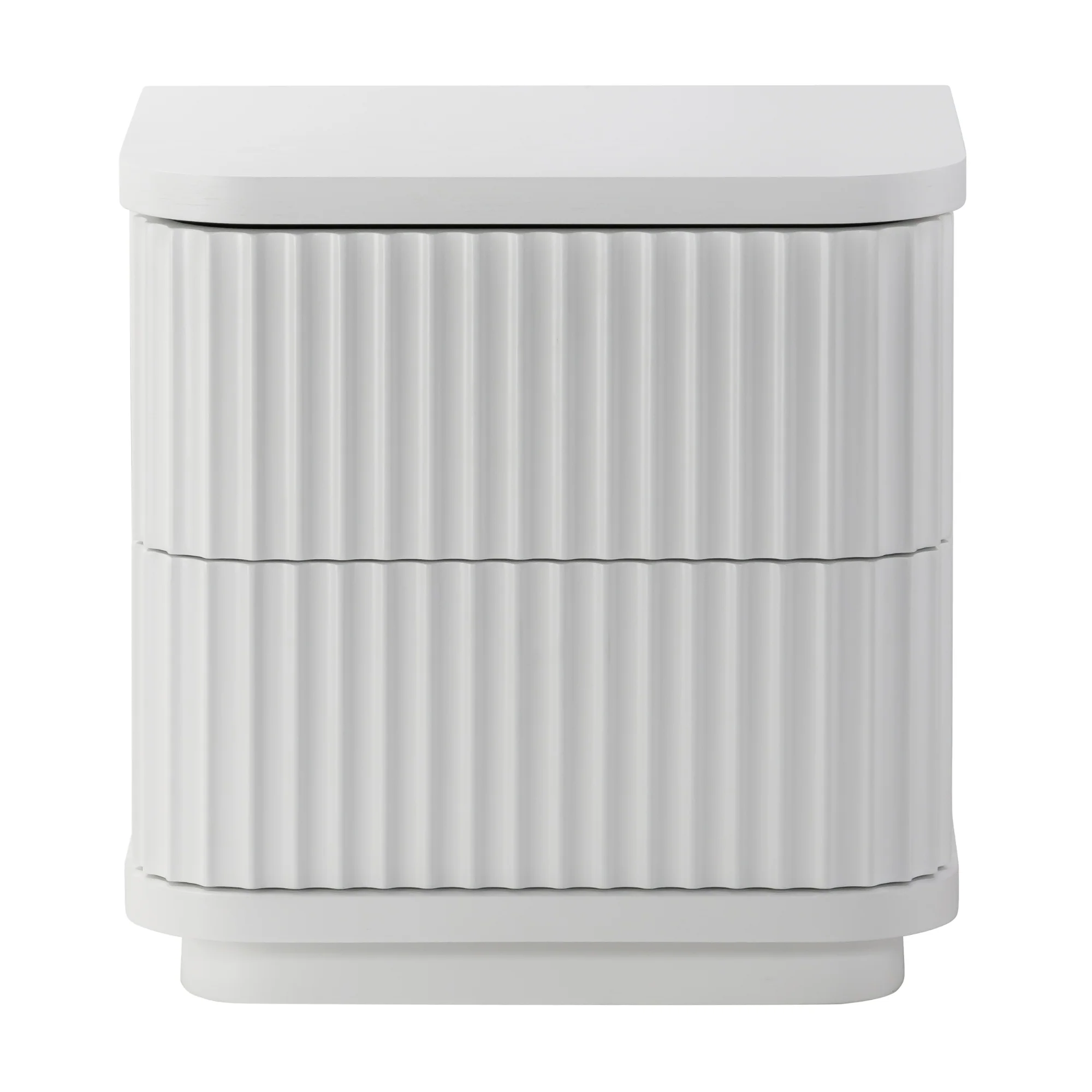 Manna Bedside Table White - Image 2