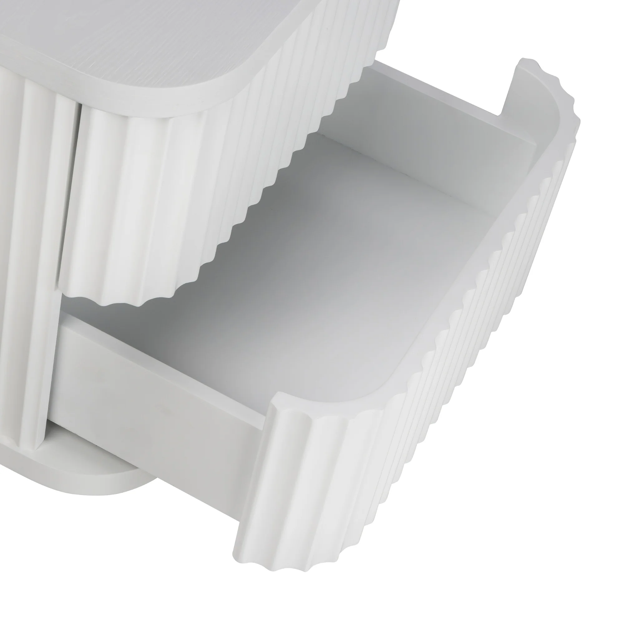 Manna Bedside Table White - Image 6