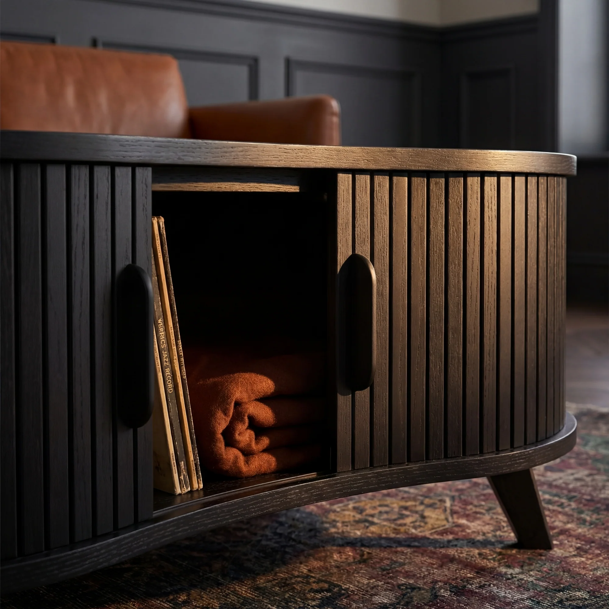 Elbasan 120cm Coffee Table Black - Image 5