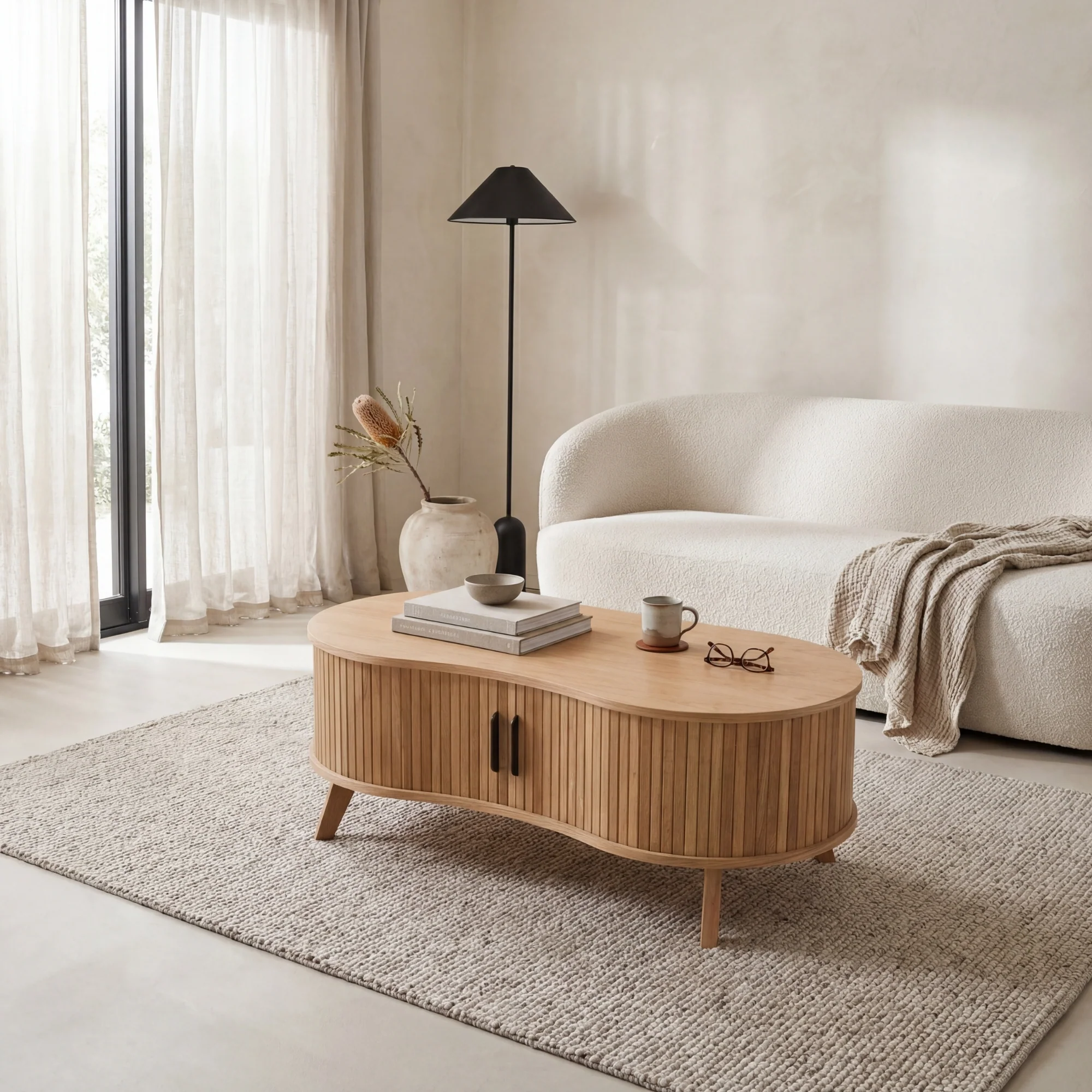Elbasan 120cm Coffee Table Natural - Image 3