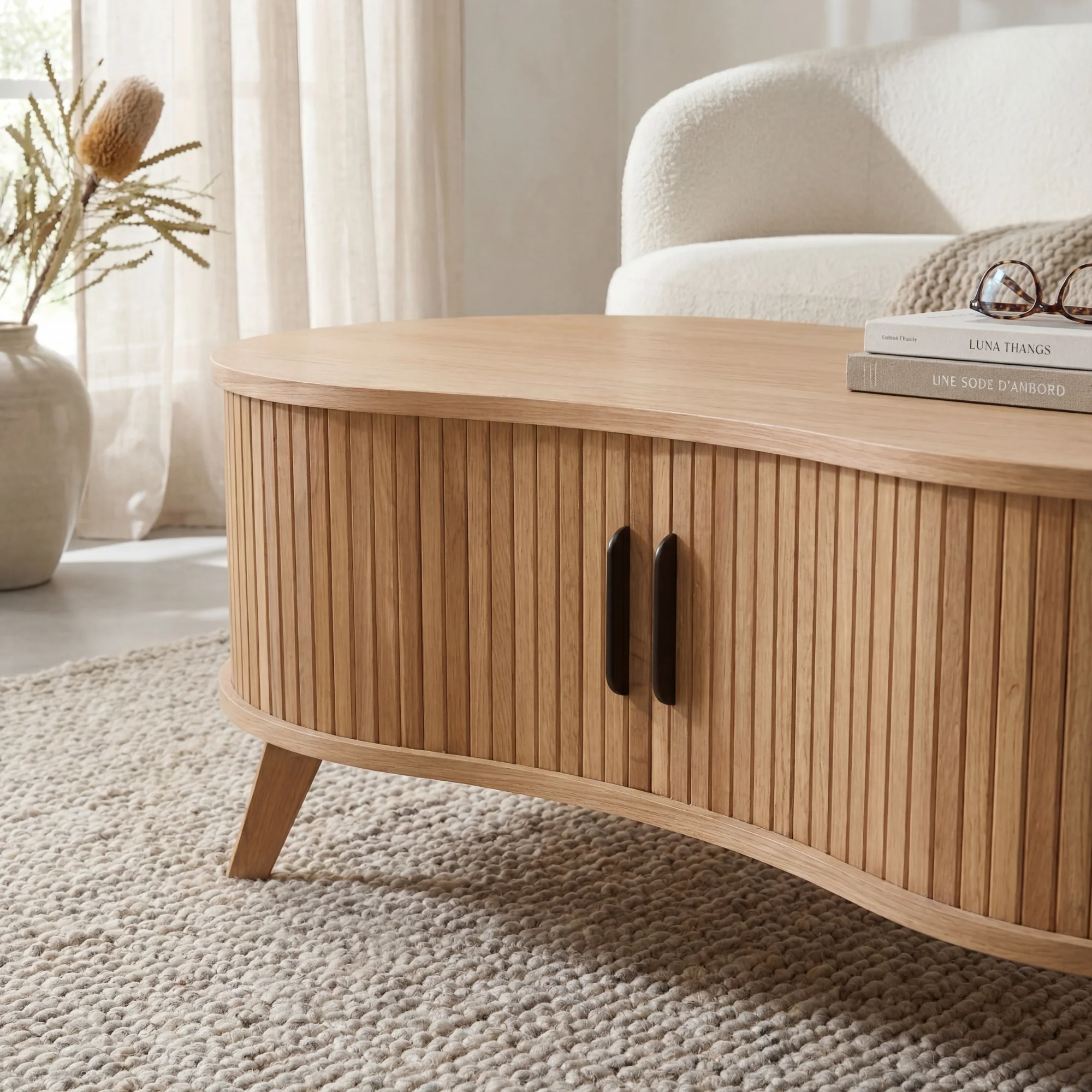 Elbasan 120cm Coffee Table Natural - Image 4