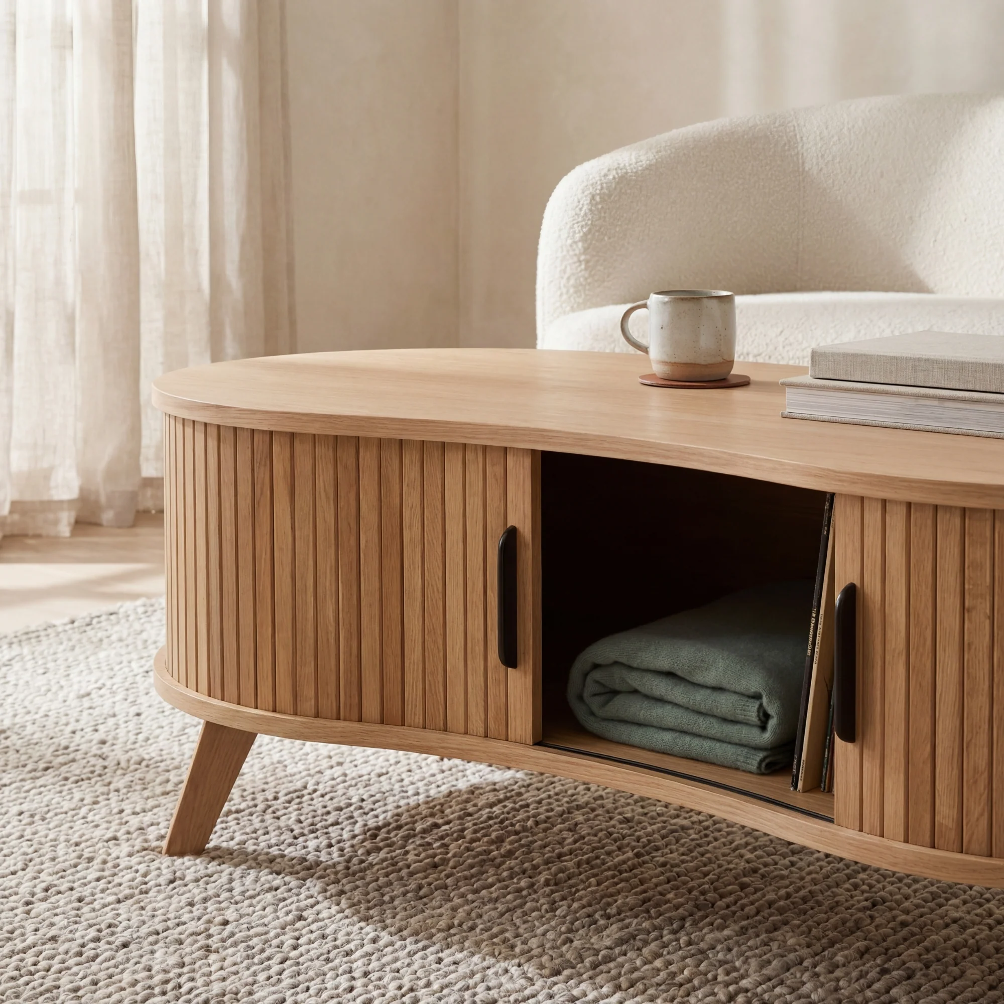 Elbasan 120cm Coffee Table Natural - Image 5