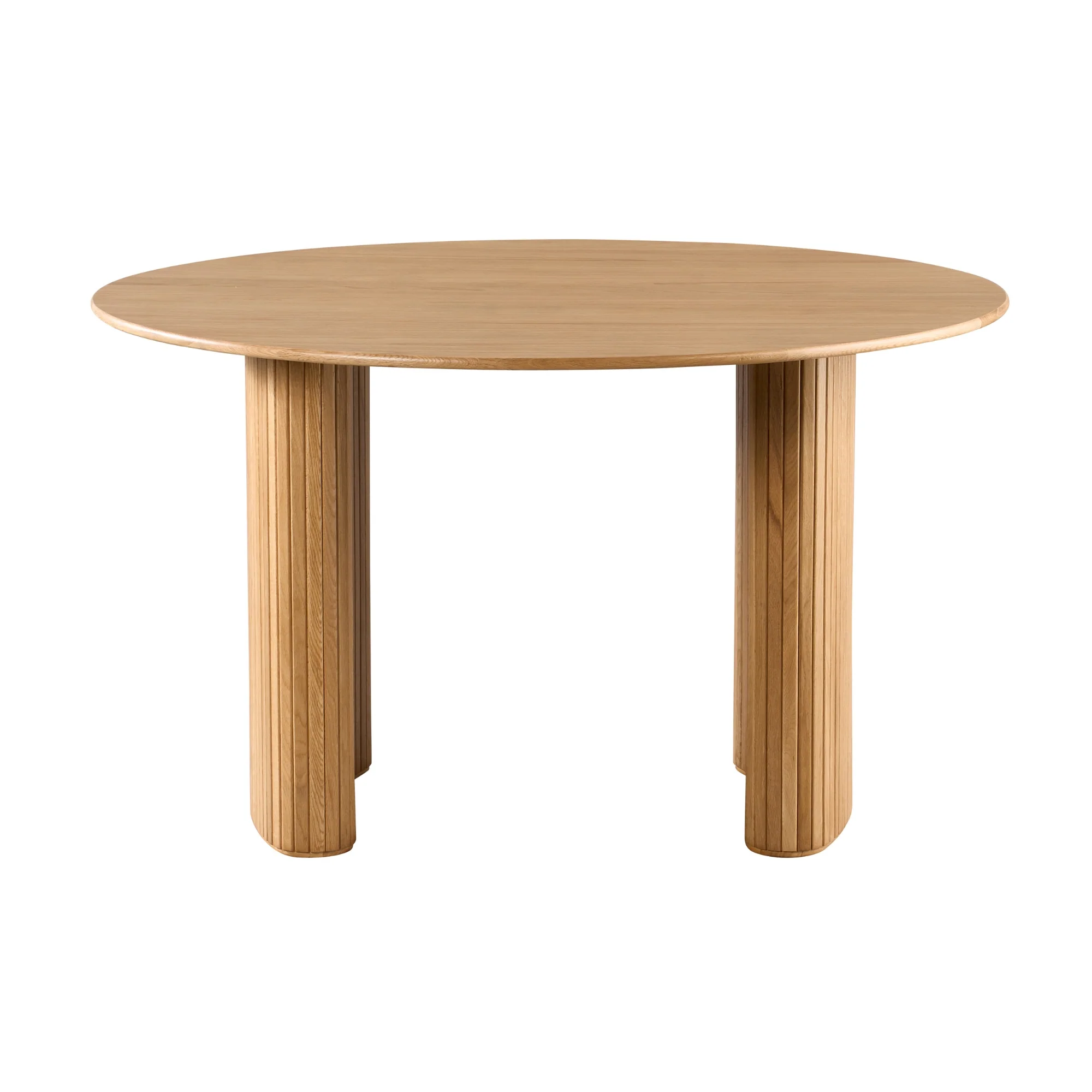 Elbasan 130cm Round Dining Table Natural - Image 4