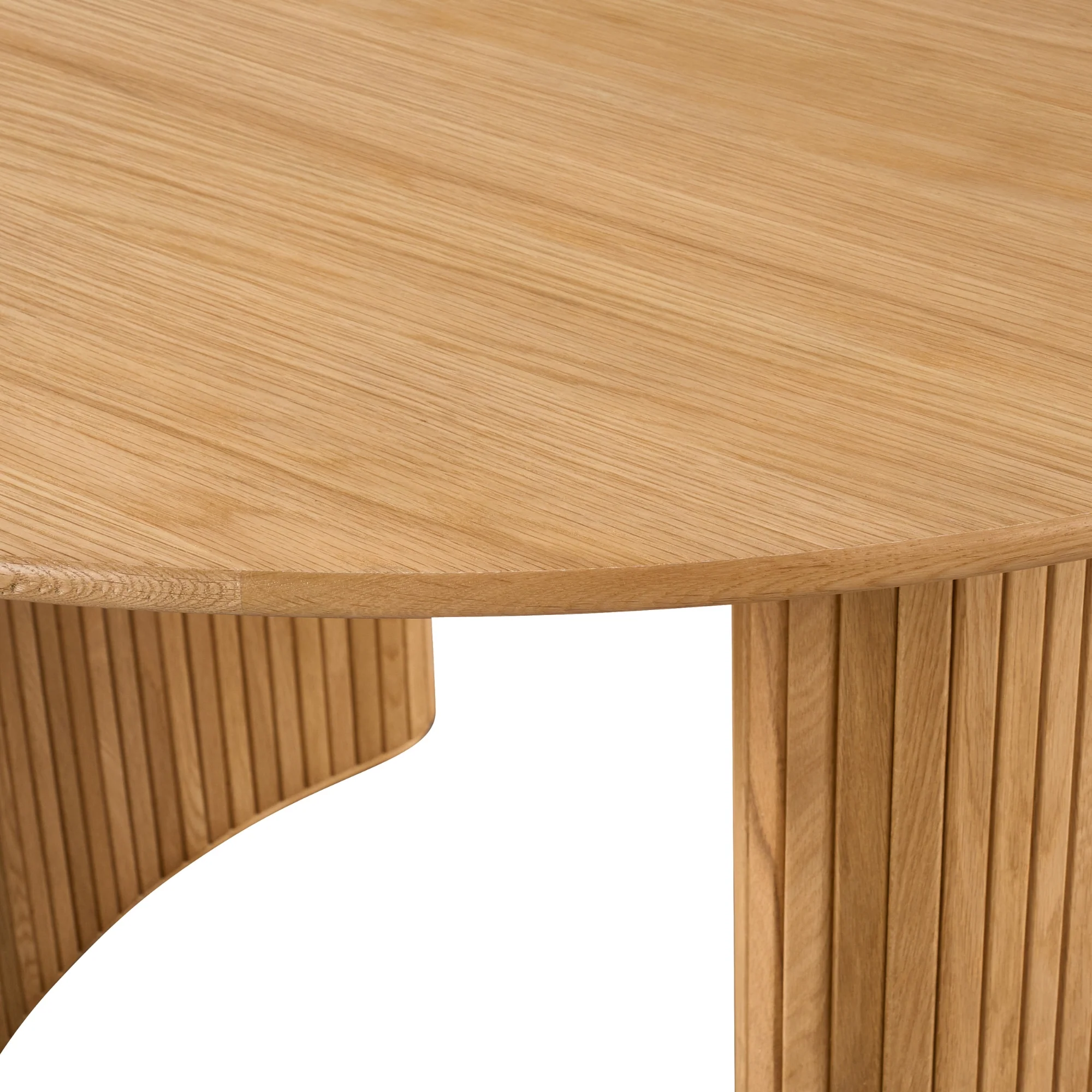 Elbasan 130cm Round Dining Table Natural - Image 6