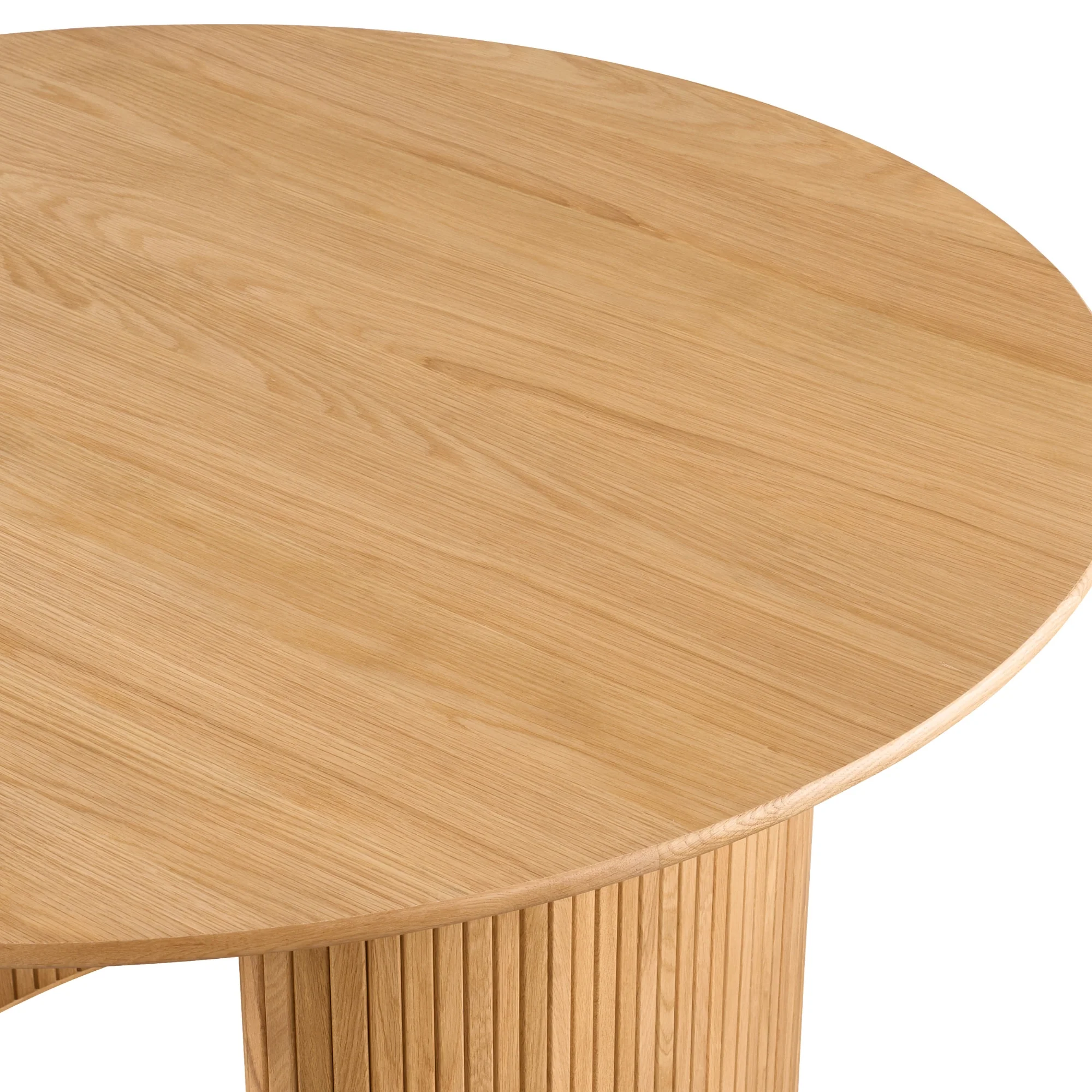 Elbasan 130cm Round Dining Table Natural - Image 7