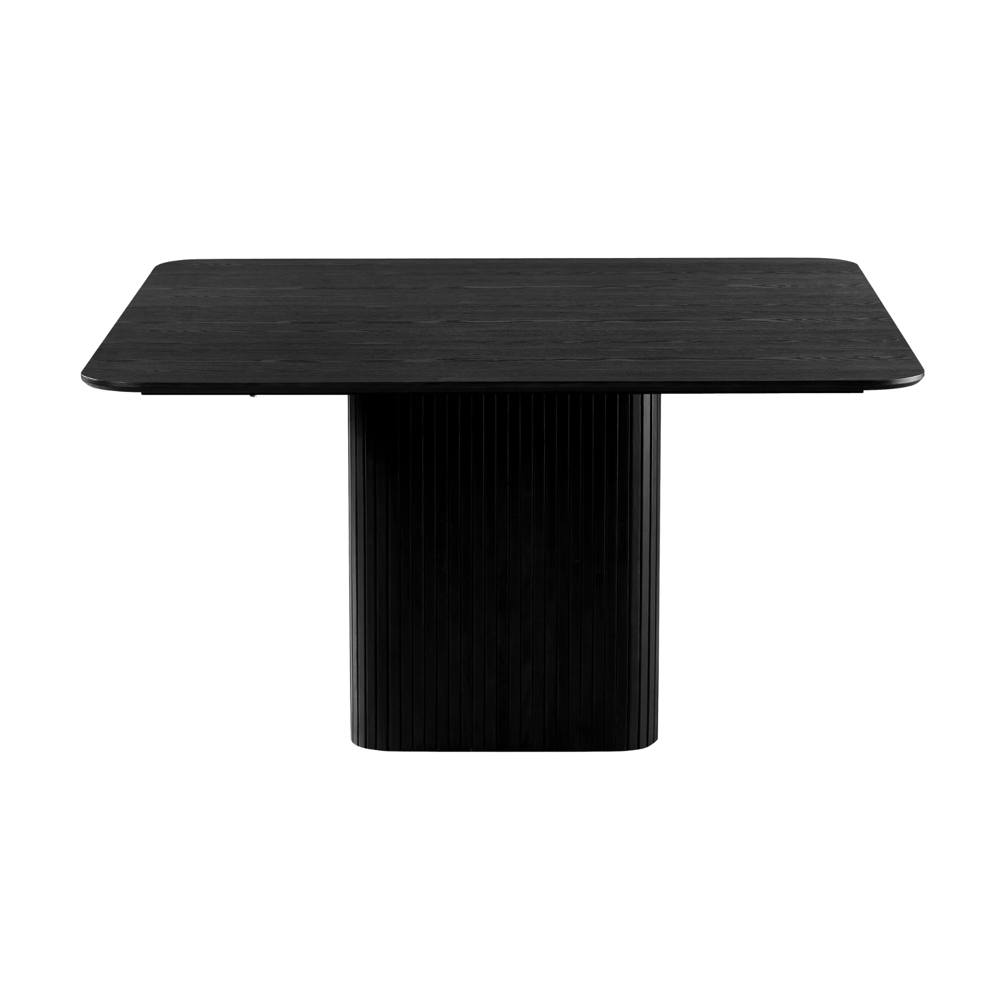Elbasan 140cm Square Dining Table Black - Image 4