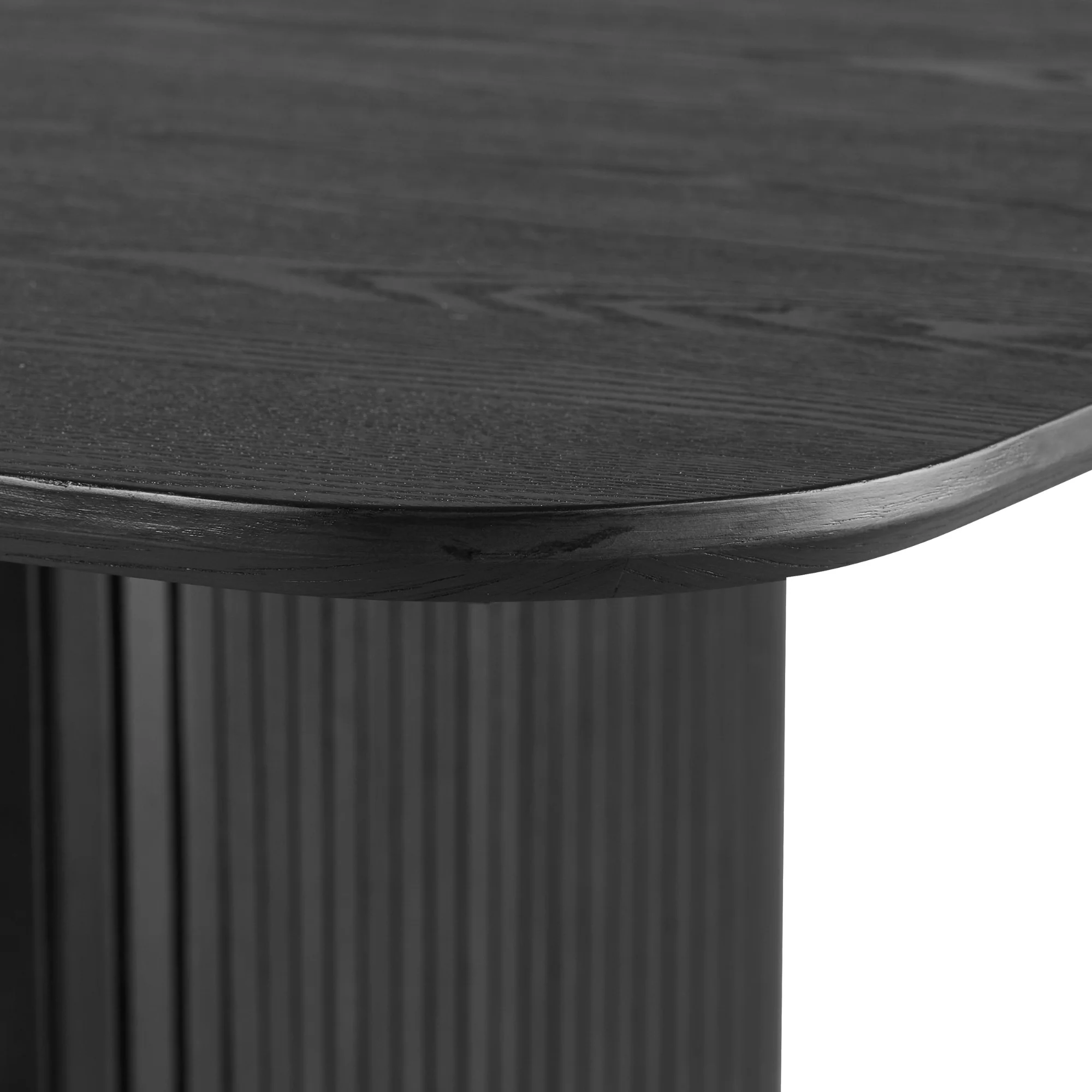 Elbasan 140cm Square Dining Table Black - Image 5