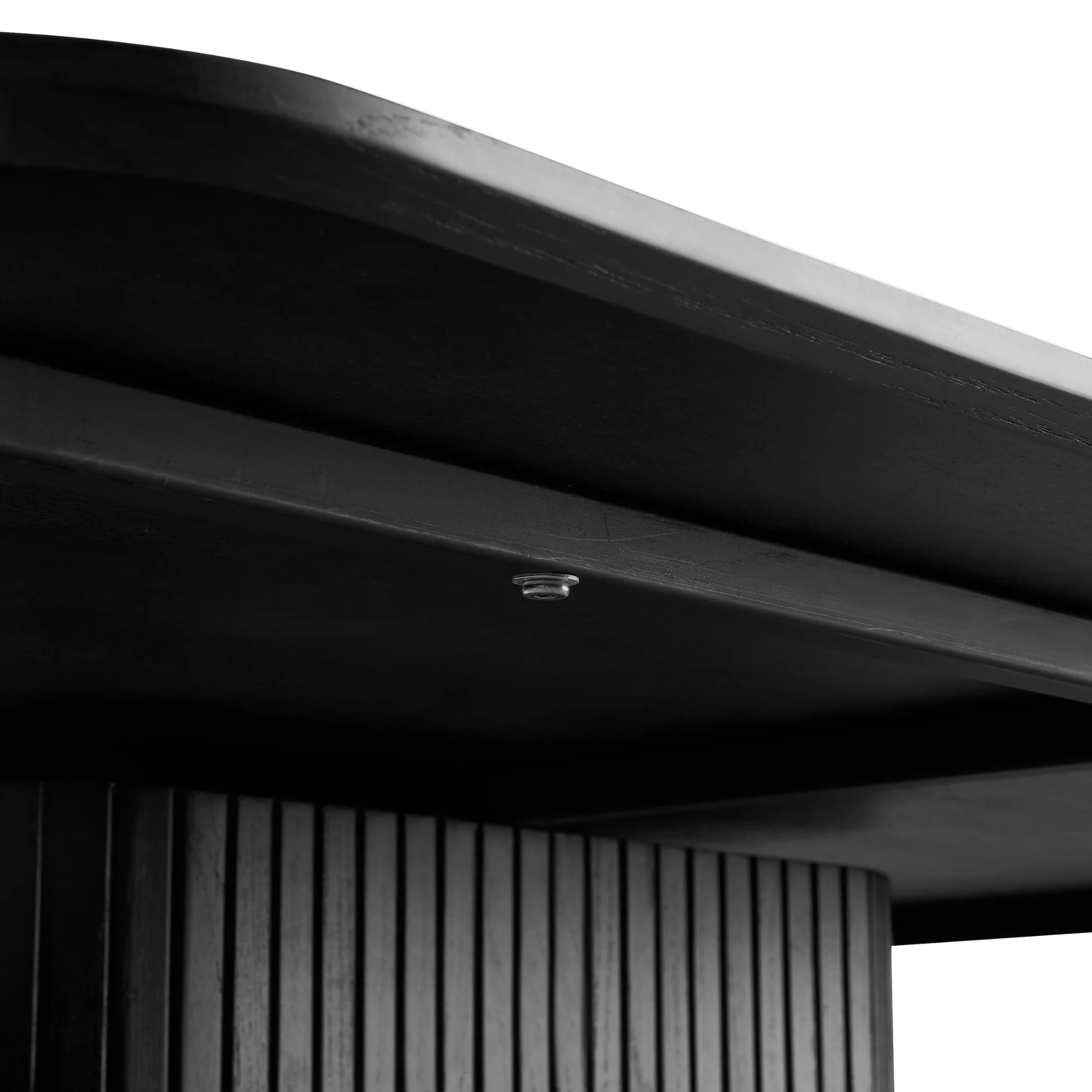 Elbasan 140cm Square Dining Table Black - Image 8