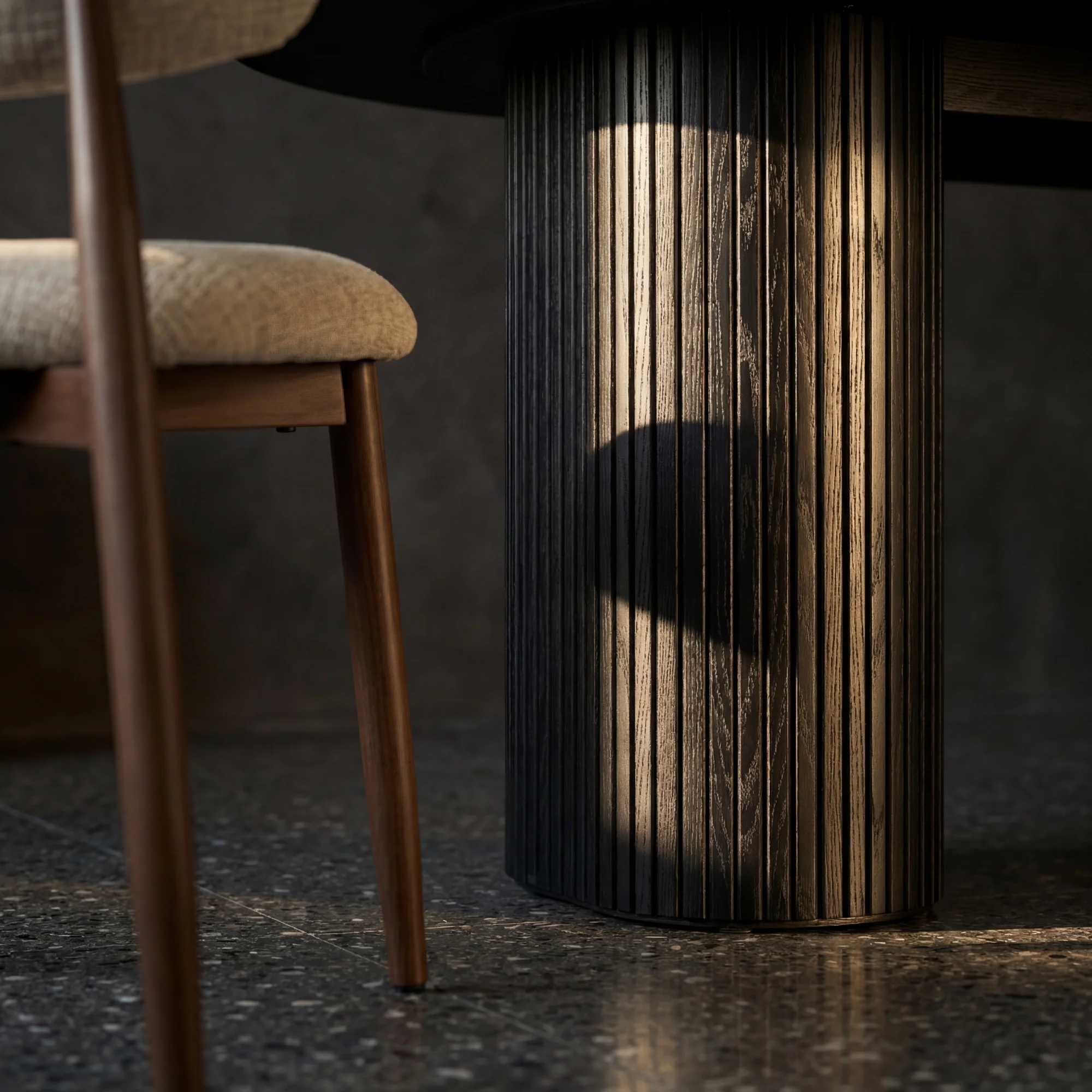 Elbasan 220cm Dining Table Black - Image 5